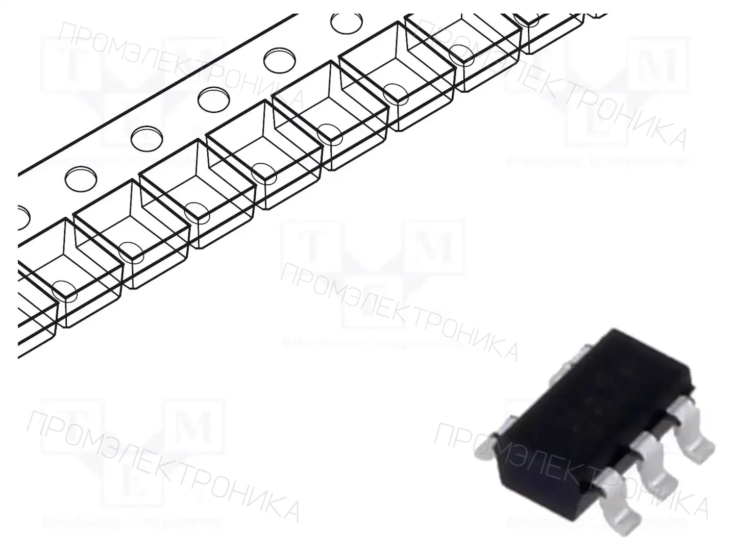 Texas Instruments TPS7A2033PDBVR — Стабилизаторы напряжения нерегулир. LDO