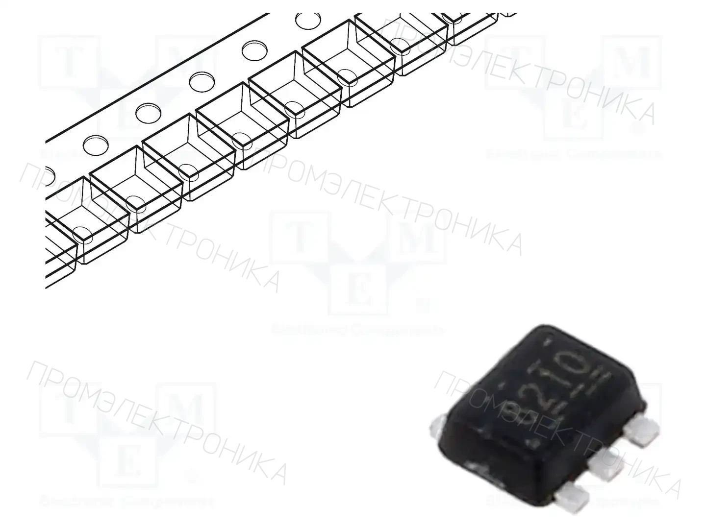 Texas Instruments DRV8210DRLR — Драйверы двигательные и ШИМ