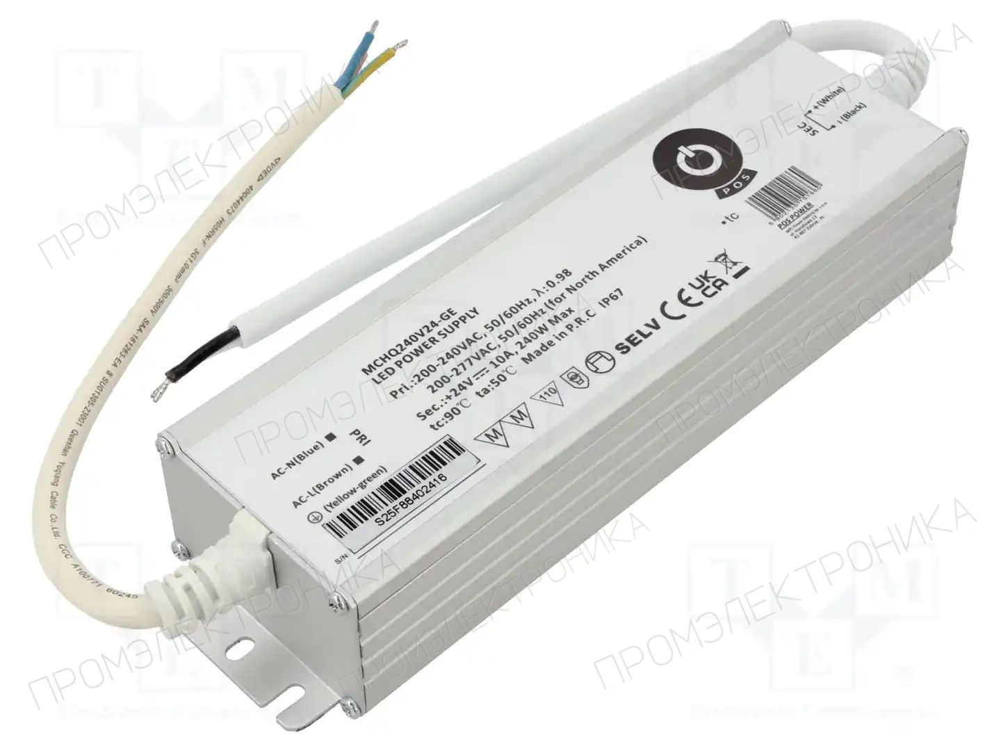 POS MCHQ240V24-GE — Блоки питания для LED