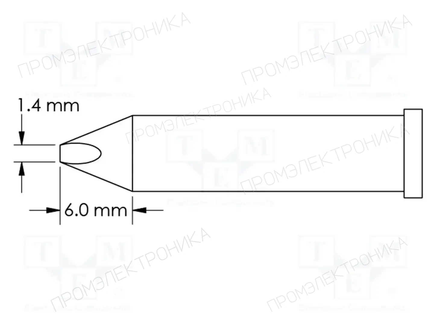 METCAL GT6-CH0014P — Жала паяльников