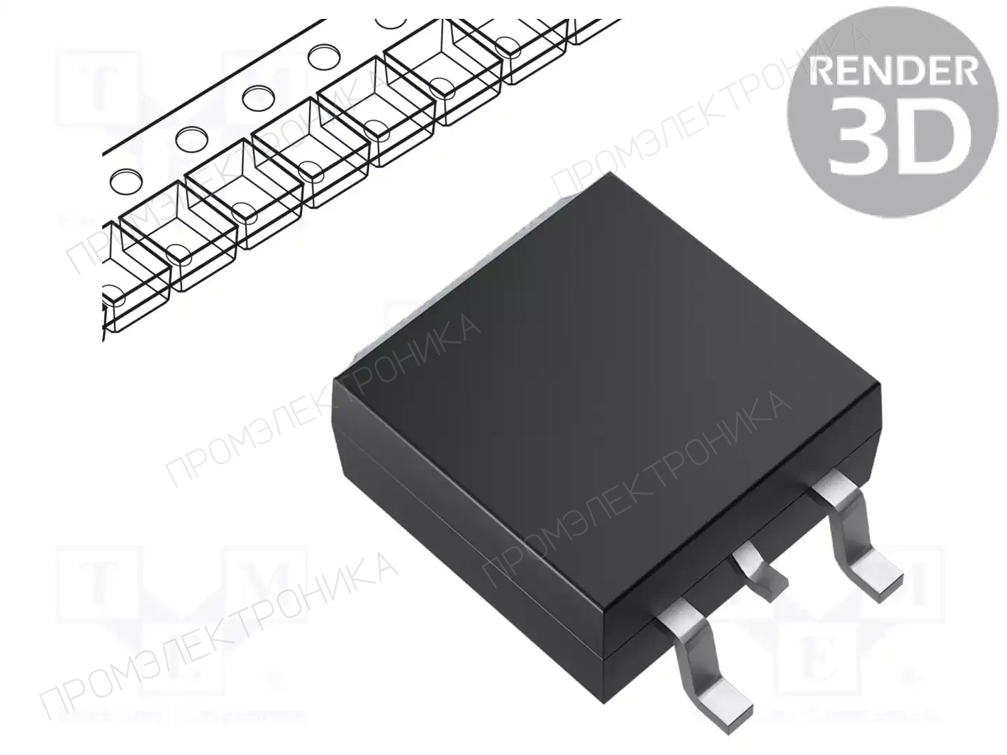 TAIWAN SEMICONDUCTOR TS2940CP33 ROG — Стабилизаторы напряжения нерегулир. LDO