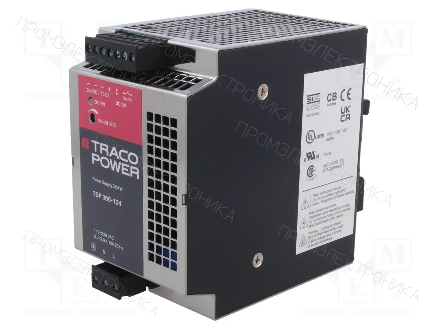 TRACO POWER TSP 360-124 — Блоки питания на DIN-рейку
