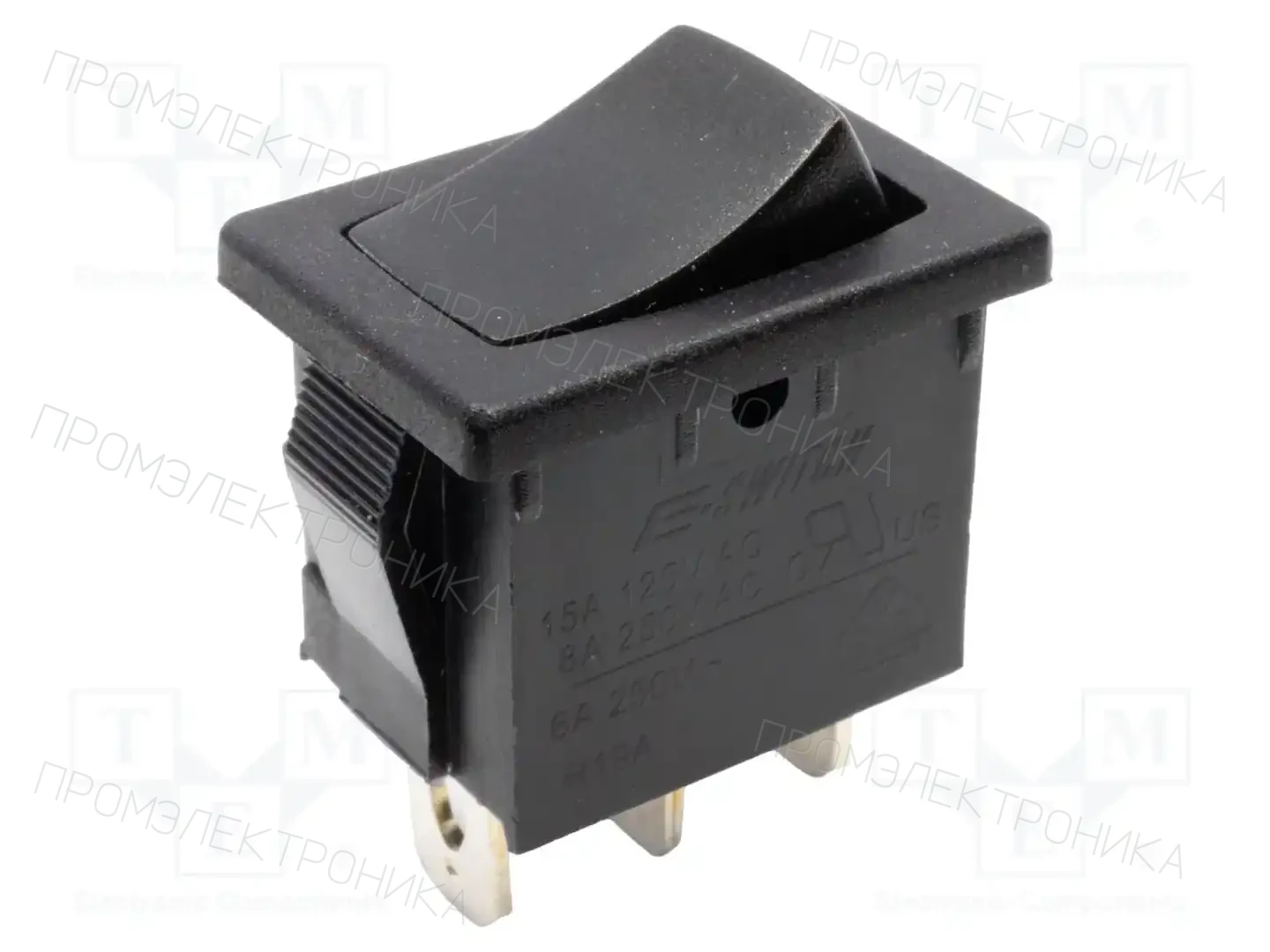 E-SWITCH R1966DBLKBLKEF — Переключатели типа Rocker
