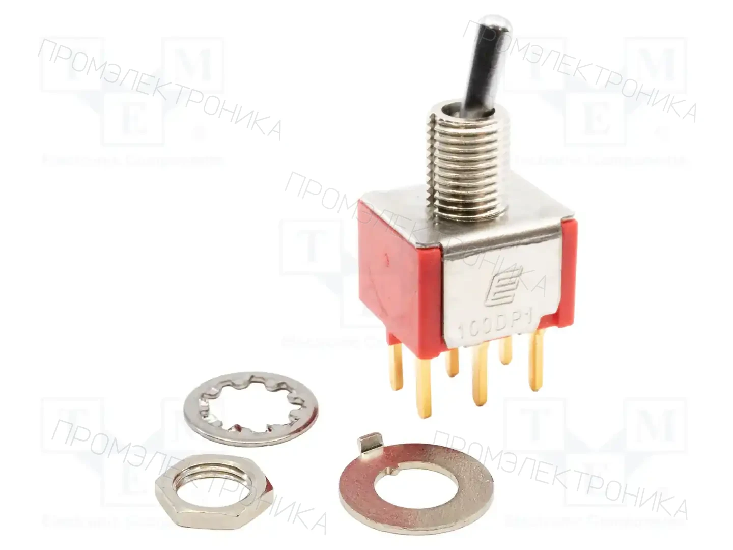 E-SWITCH 100DP1T2B3M2REH — Переключатели рычажные