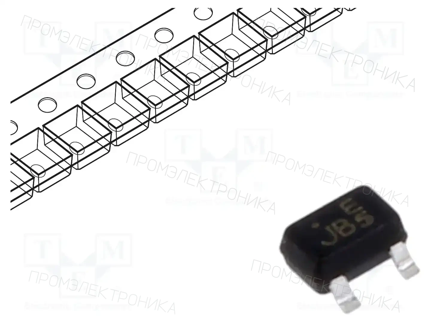 PanJit Semiconductor BAV99W_R1_00001 — Универсальные диоды SMD