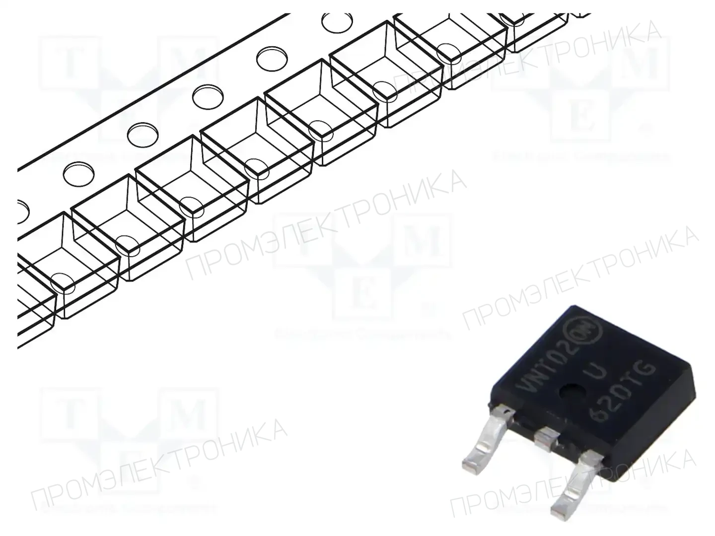 onsemi MURD620CTT4G — Универсальные диоды SMD