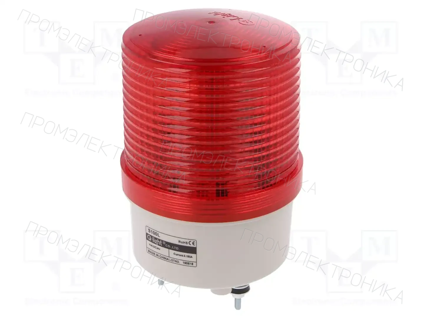 QLIGHT S100L-24-R — Сигнализаторы световые