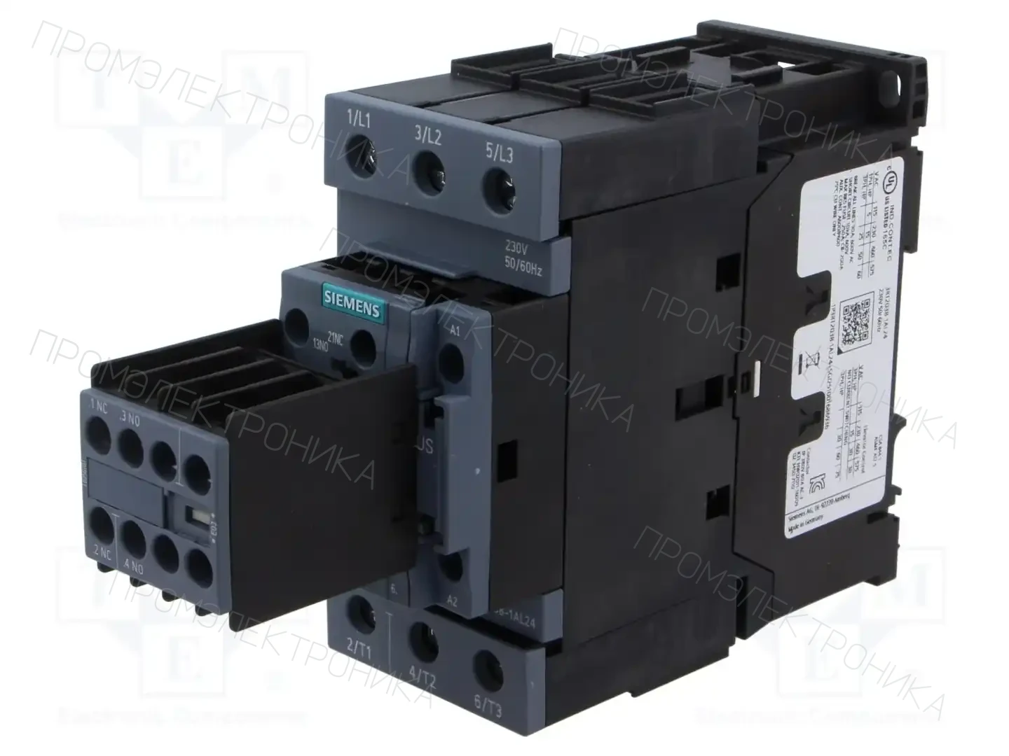 SIEMENS 3RT2038-1AL24 — Контакторы - главные модули