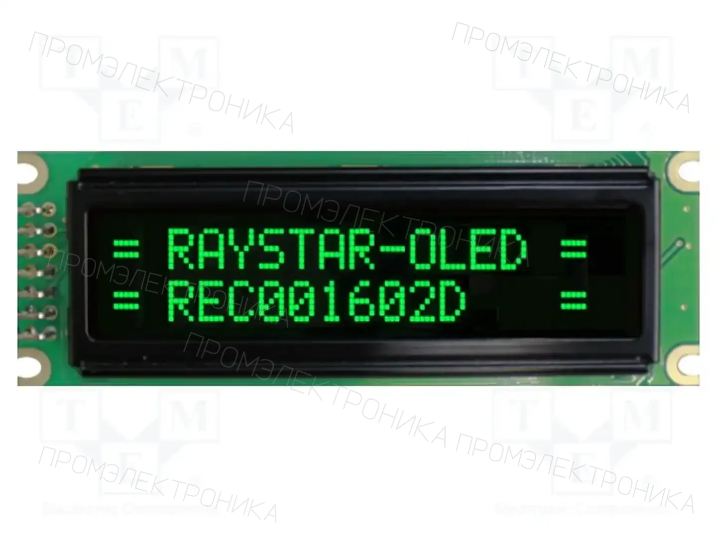 RAYSTAR OPTRONICS REC001602DGPP5N00100 — Дисплеи OLED буквенно-цифровые
