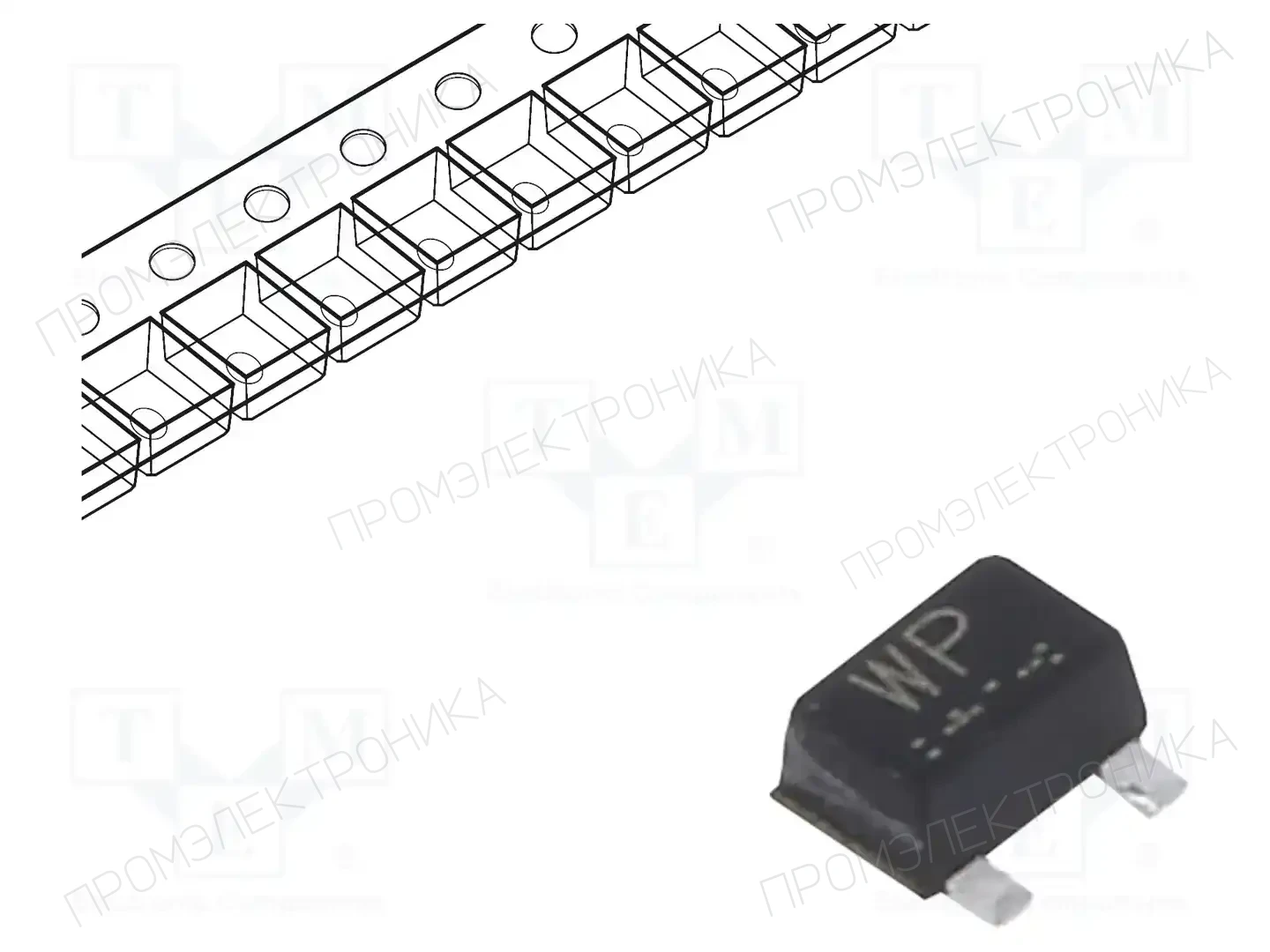 ROHM SEMICONDUCTOR RU1E002SPTCL — Транзисторы с каналом P SMD