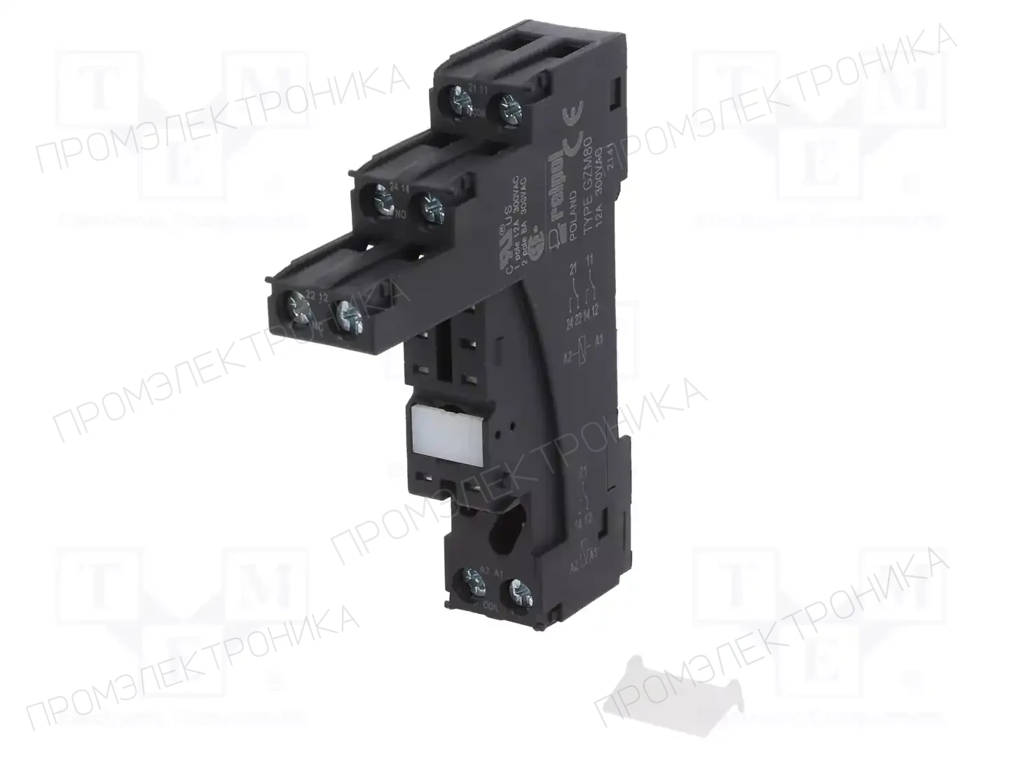 RELPOL GZM80 BLACK — Реле электромагн. - аксессуары