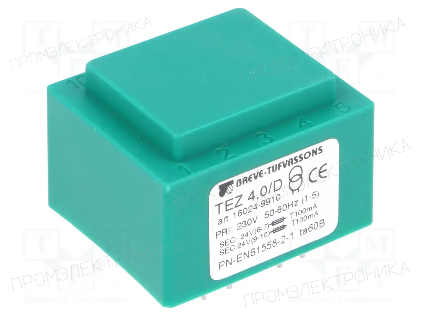 BREVE TUFVASSONS 16024-9910 — Трансформаторы PCB