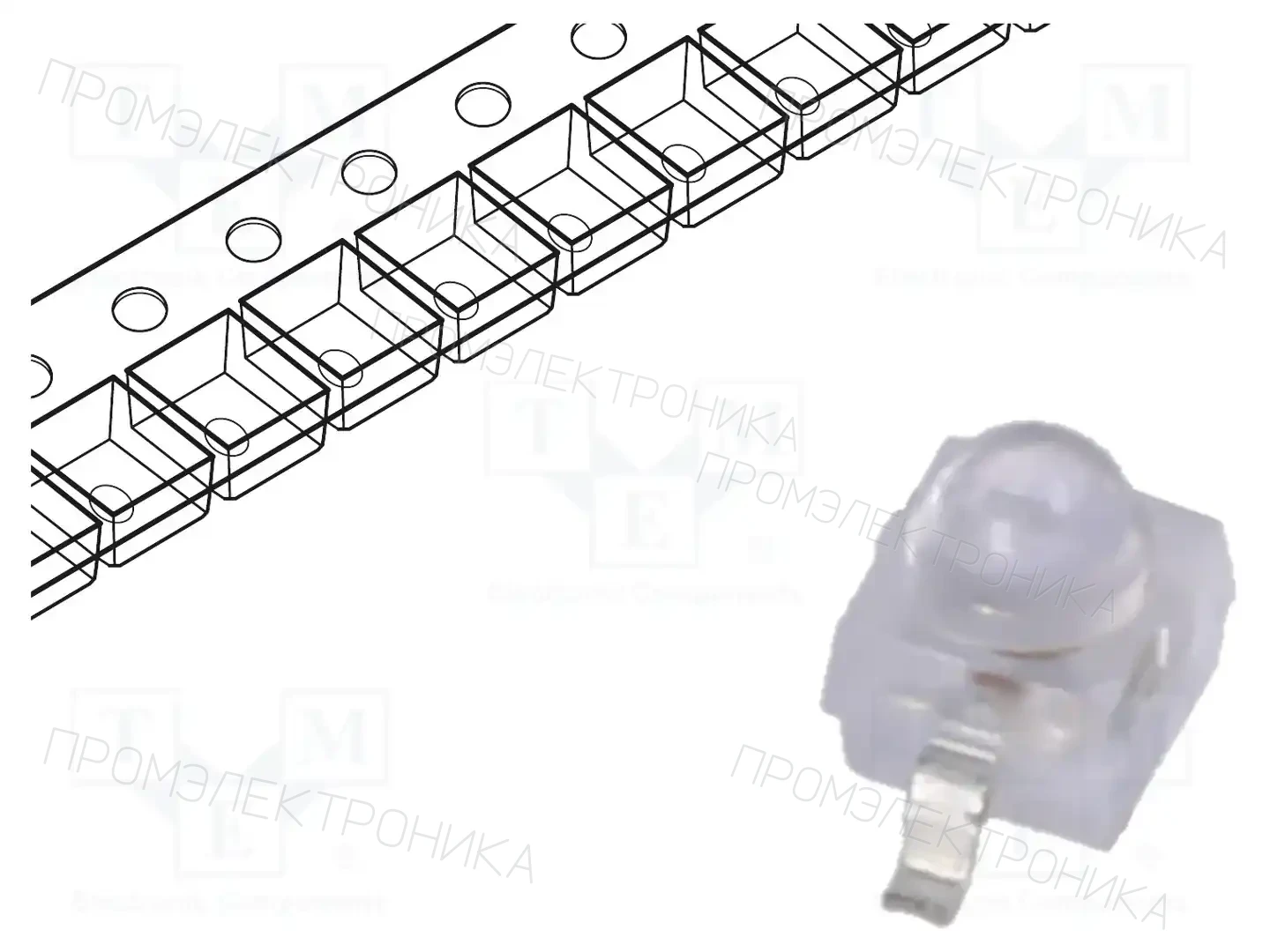 VISHAY VLDY1235G — Светодиоды SMD цветные