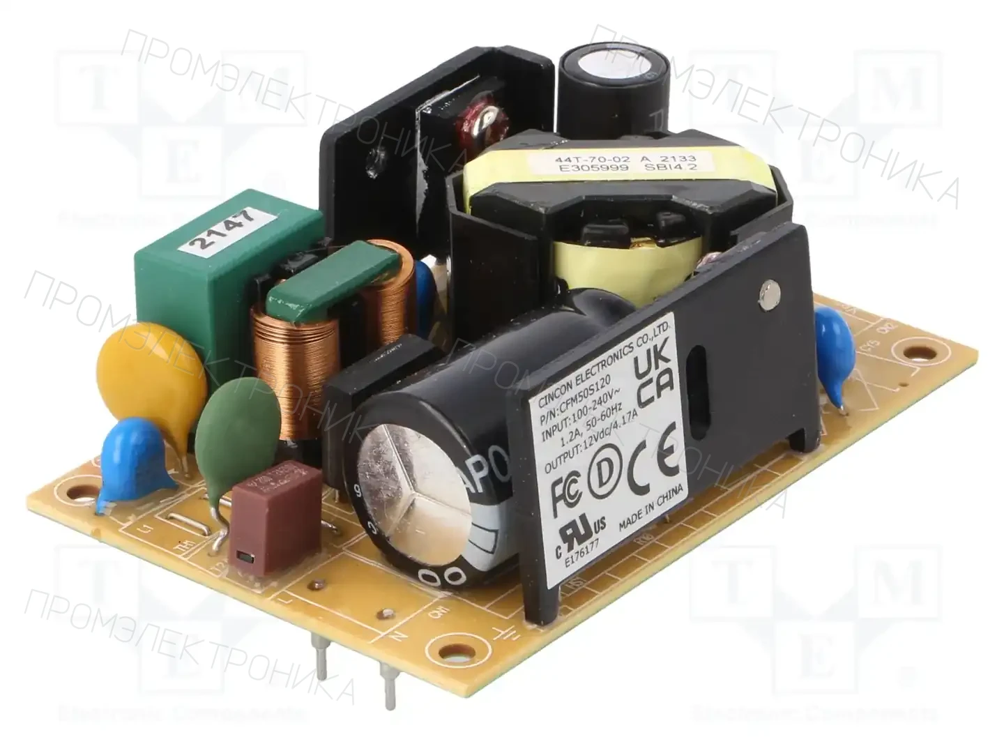 CINCON CFM50S120-P — Преобразователи AC/DC для PCB