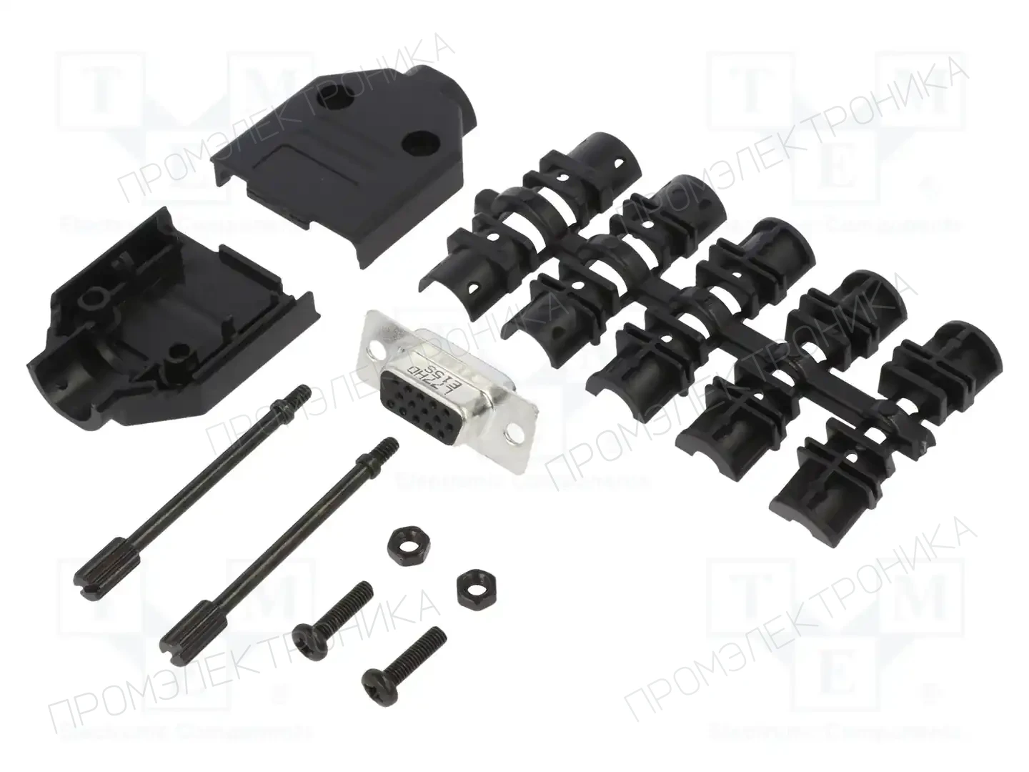 AMPHENOL COMMUNICATIONS SOLUTIONS L17DTPK-P-09+L77HDE15S — Комплектные штекеры D-Sub