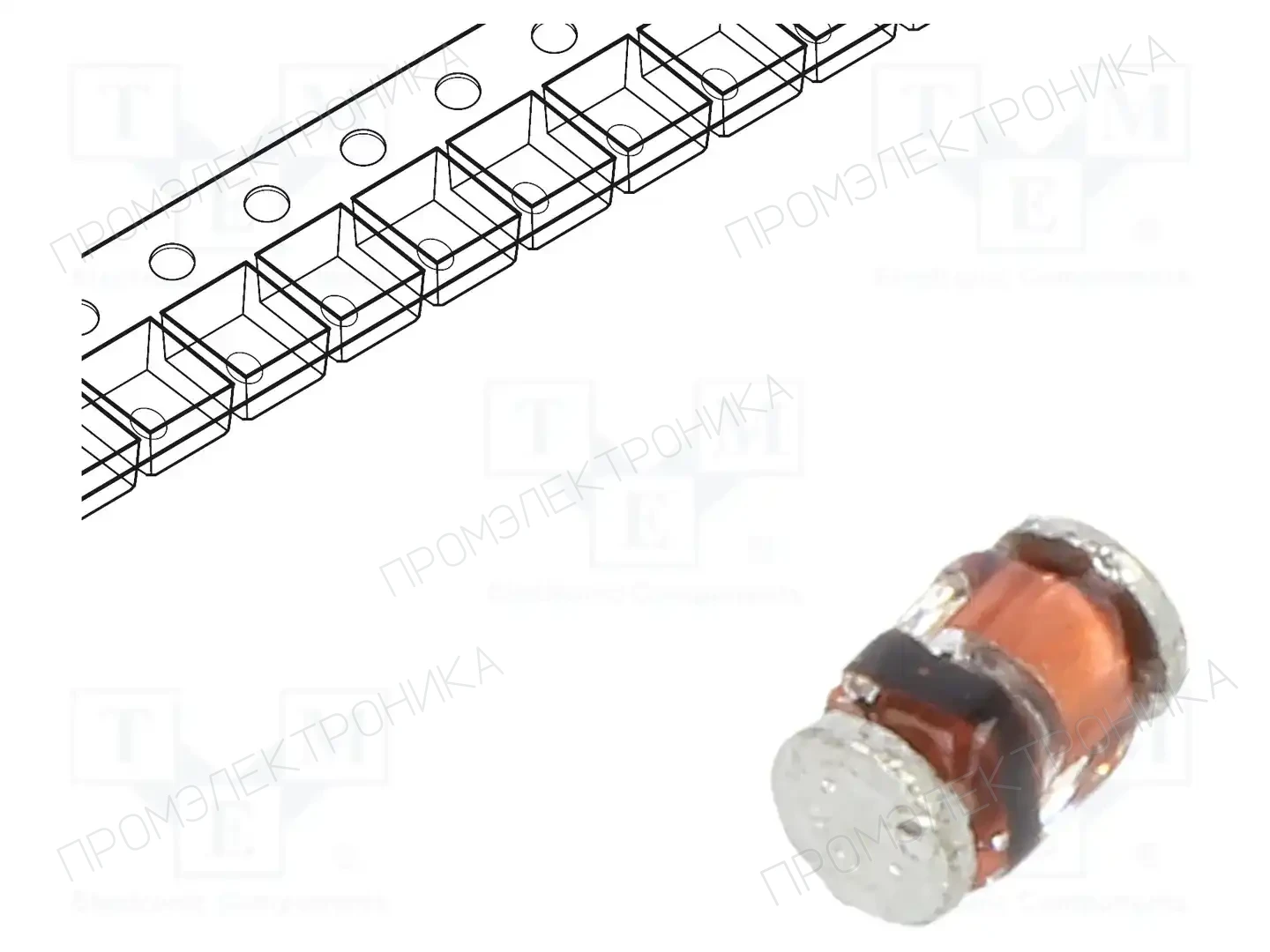 VISHAY BZM55C2V4-TR — Стабилитроны SMD