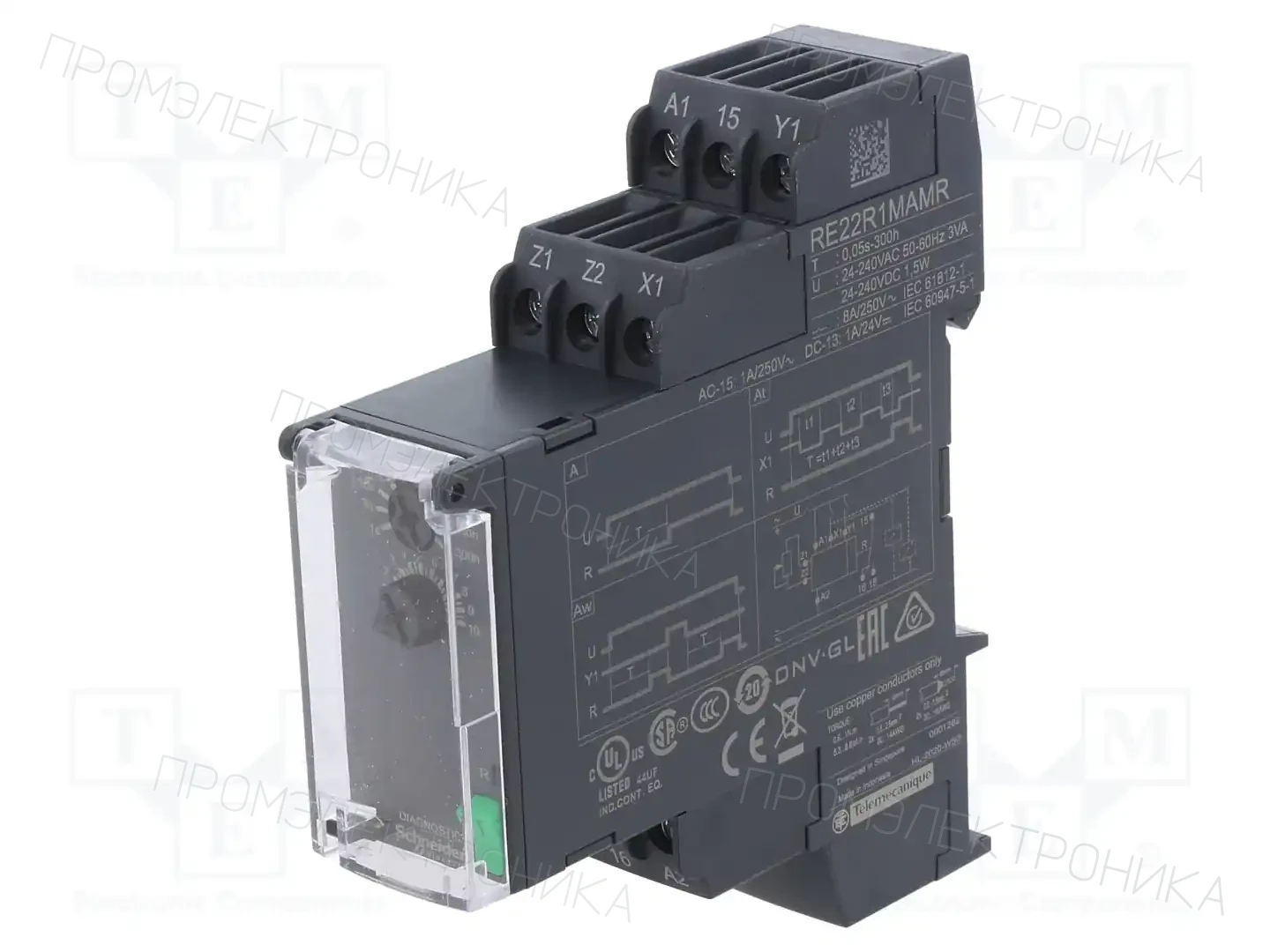 SCHNEIDER ELECTRIC RE22R1MAMR — Временные аналоговые реле