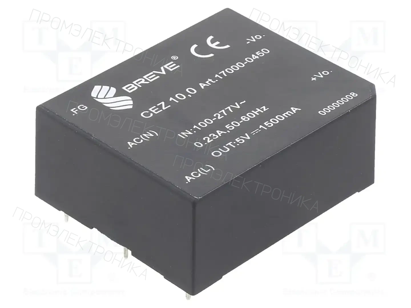 BREVE TUFVASSONS 17000-0450 — Преобразователи AC/DC для PCB