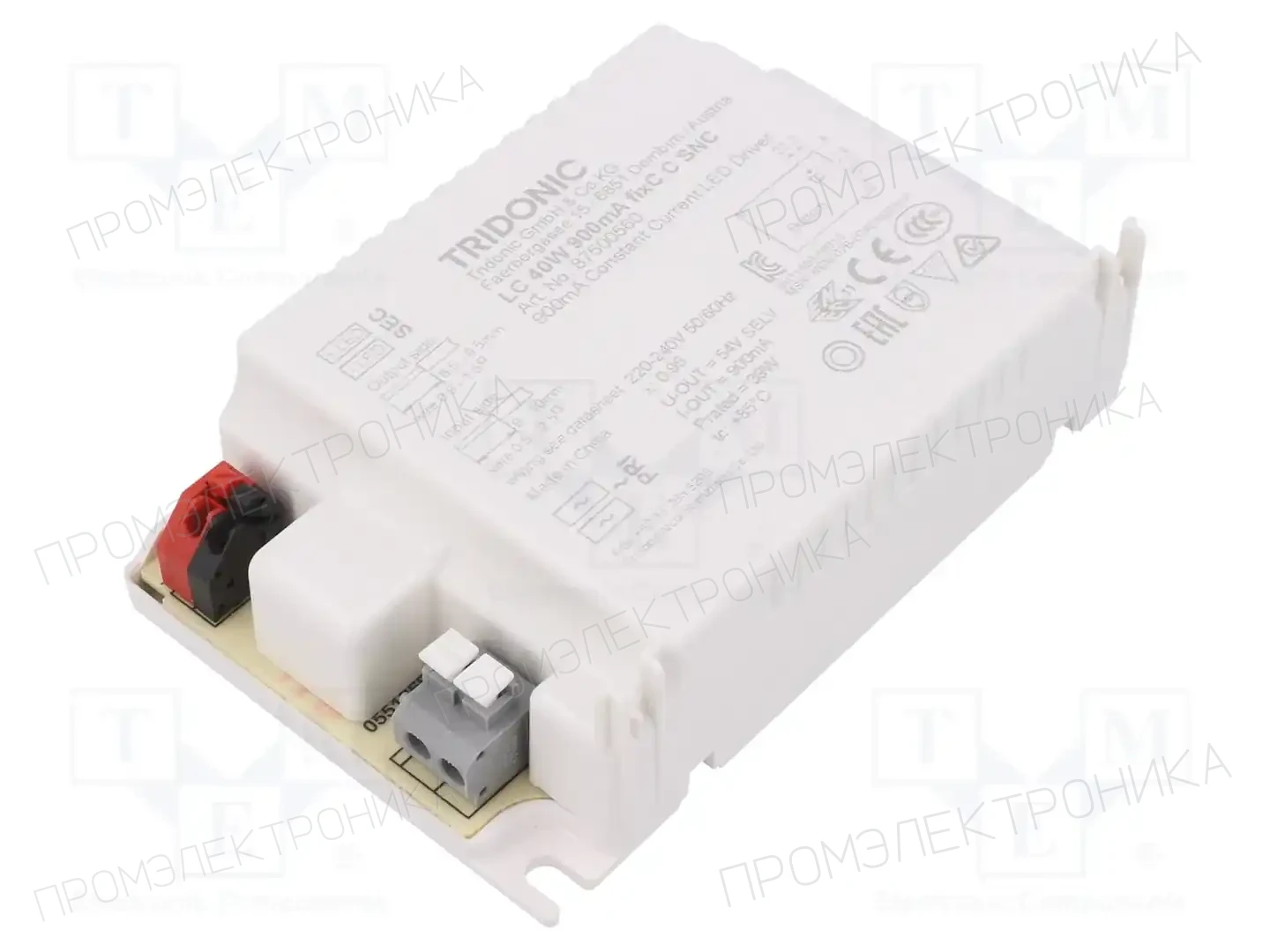 TRIDONIC LC 40W 900MA FIXC C SNC — Блоки питания для LED