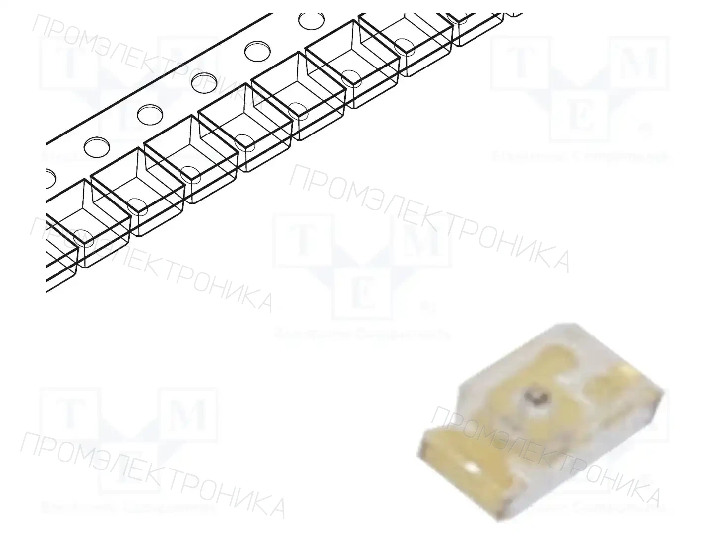 EVERLIGHT 19-213USRC/S259/TR8 — Светодиоды SMD цветные