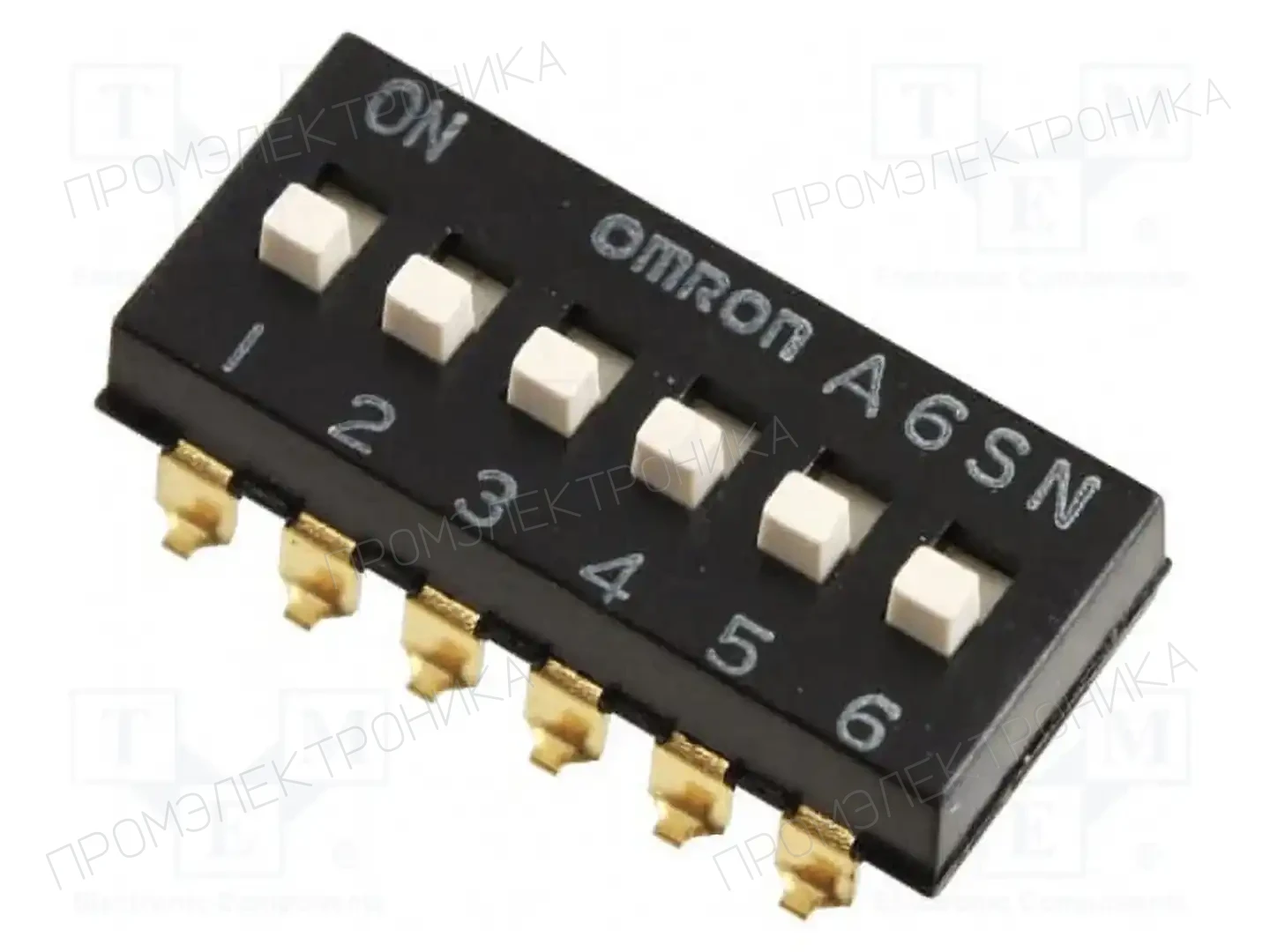 OMRON Electronic Components A6SN-6104-P — Переключатели типа Dip-Switch