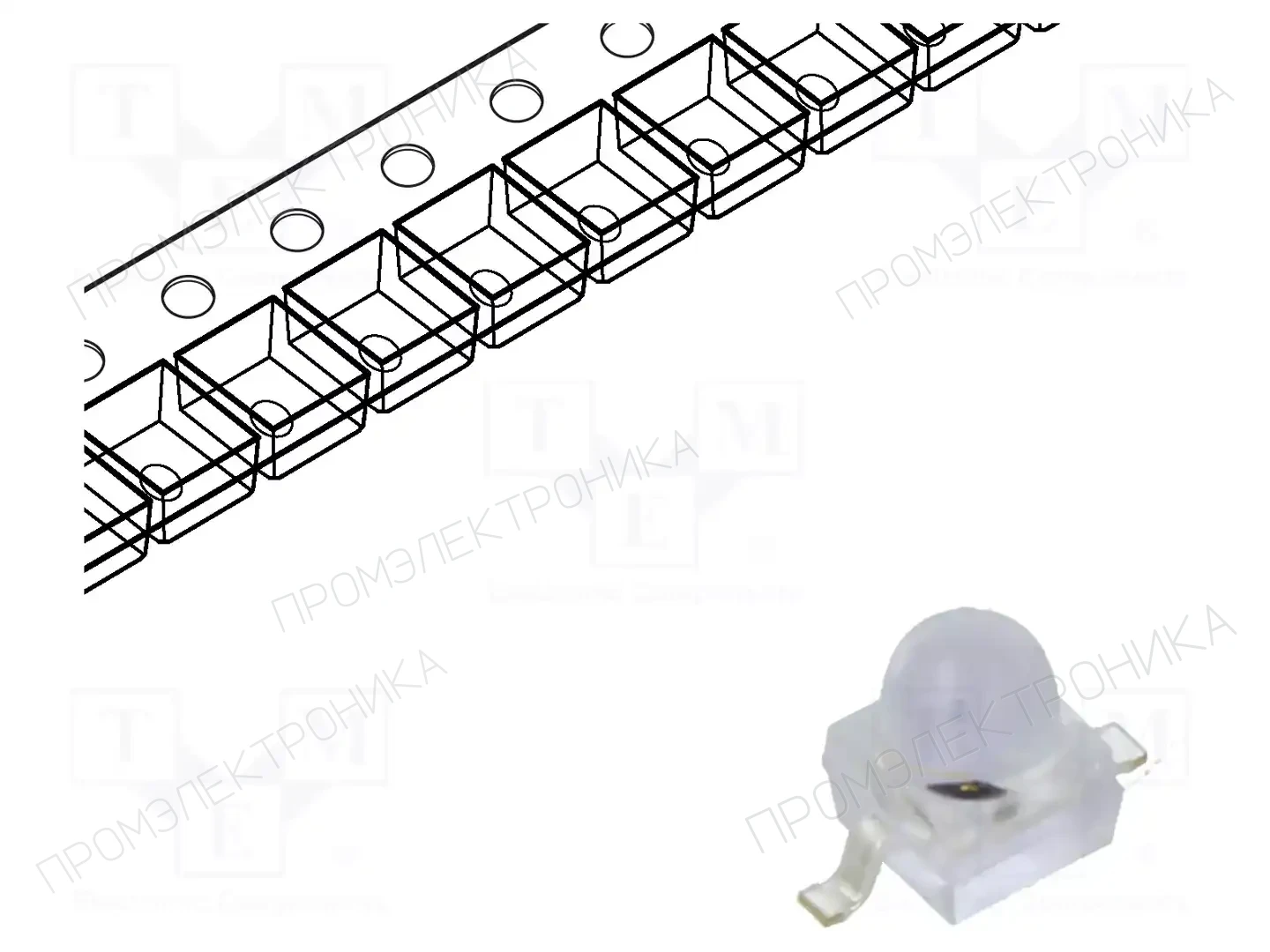 EVERLIGHT IR95-21C/L491/TR7 — Инфракрасные LEDы