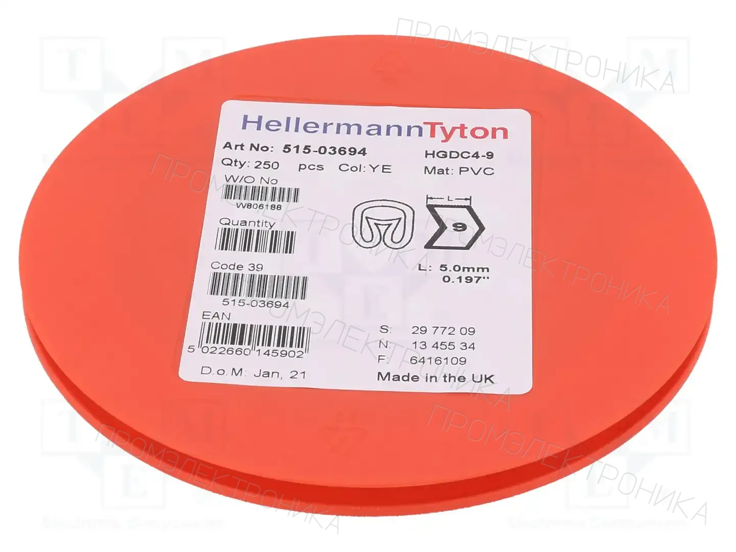 HELLERMANNTYTON 515-03694 — Маркеры проводов