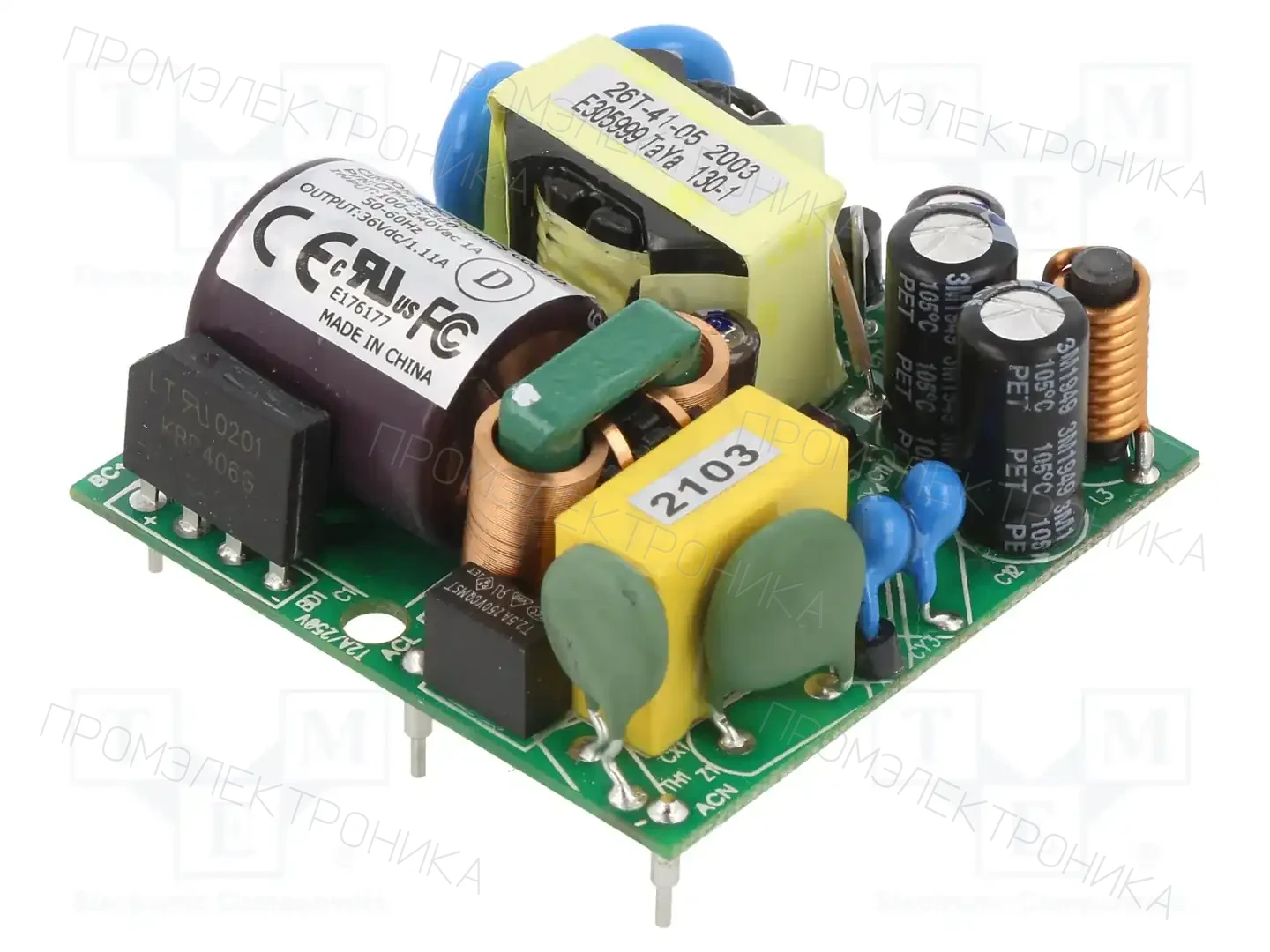 CINCON CFM41S360 — Преобразователи AC/DC для PCB
