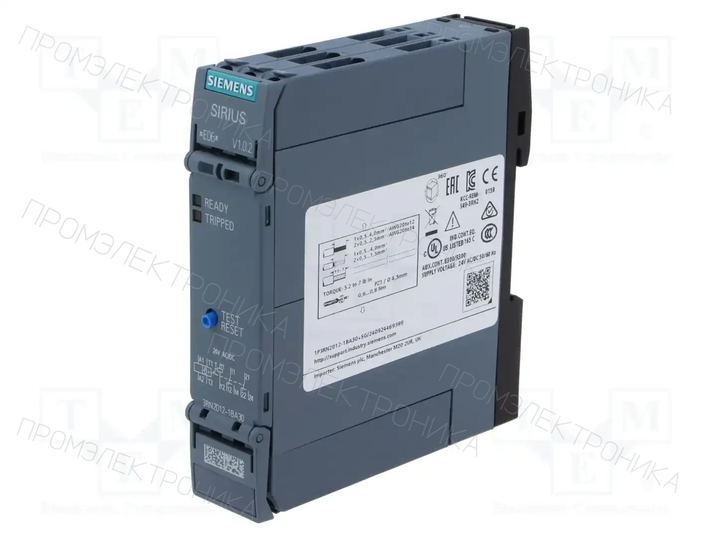 SIEMENS 3RN2012-1BA30 — Контрольные реле