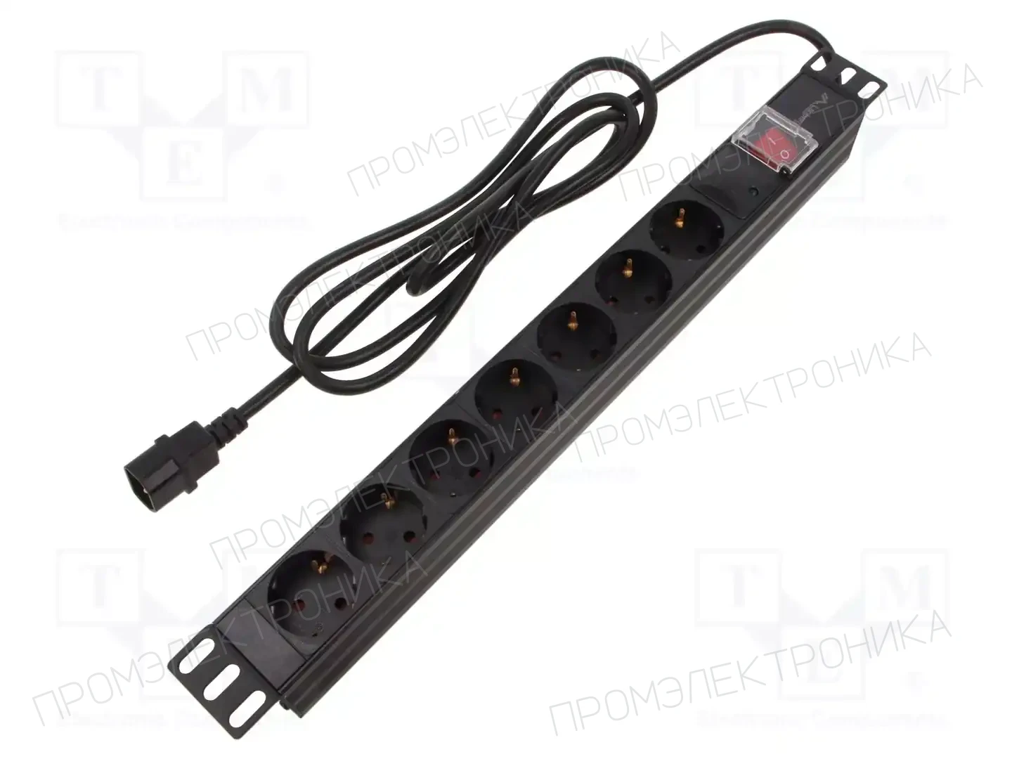 LANBERG PDU-07F-0200-IEC-BK — Планки защиты от перенапряжения