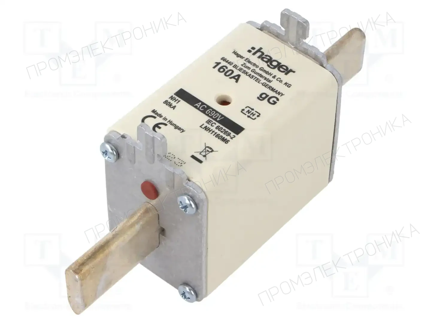 HAGER LNH1160M6 — Предохранители NH