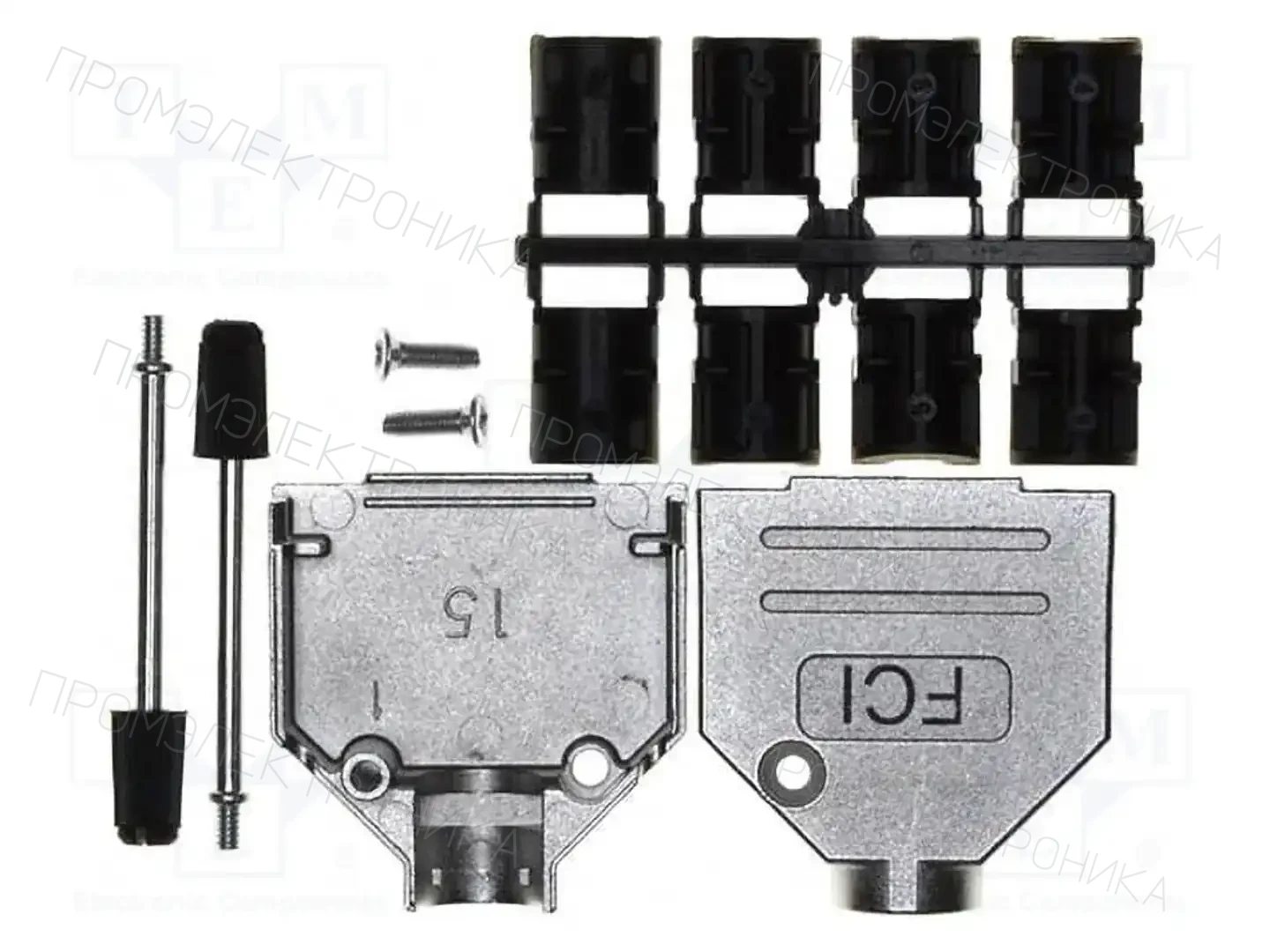 AMPHENOL COMMUNICATIONS SOLUTIONS 8655MH0901BKLF — Корпуса D-Sub