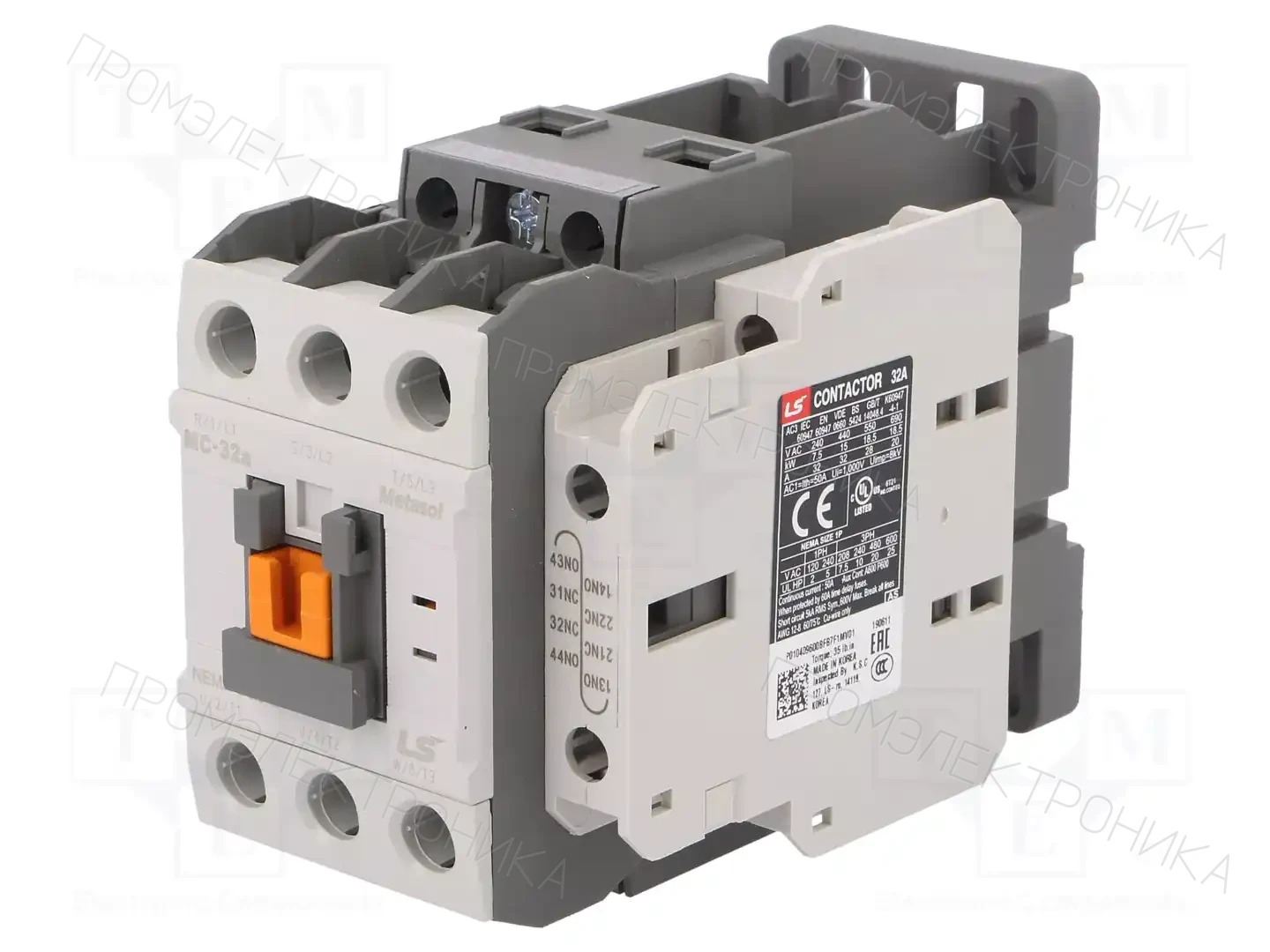 LS ELECTRIC MC-32A 24VDC 1A1B — Контакторы - главные модули