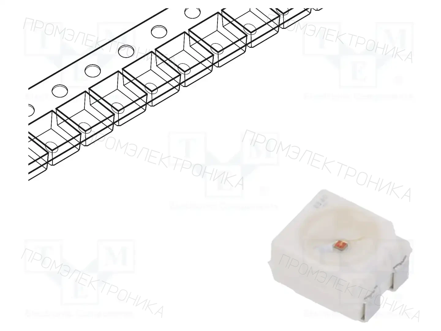 ams OSRAM LY E6SF-ABCA-36-3B5A-50 — Светодиоды SMD цветные
