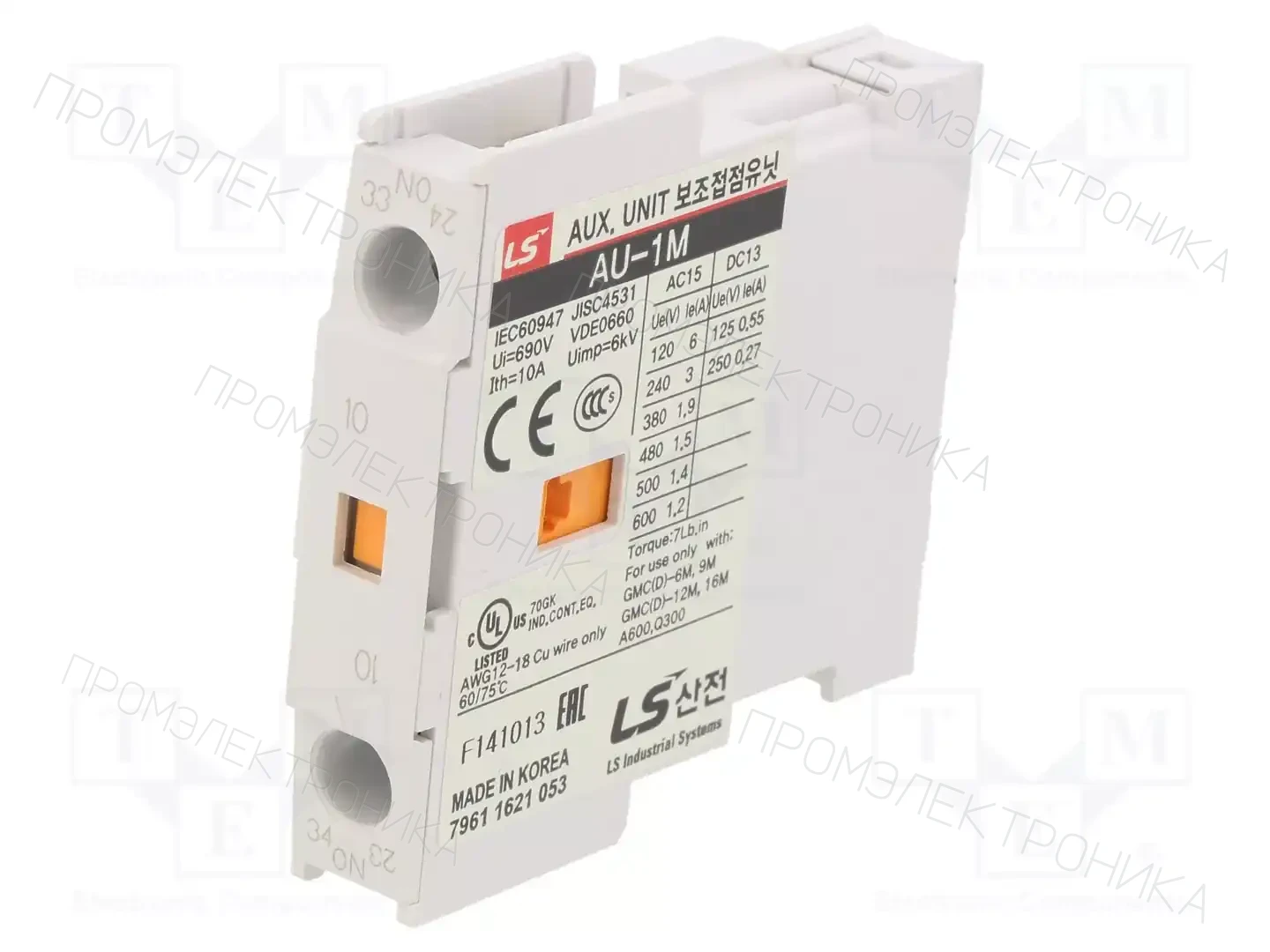 LS ELECTRIC AU-1M 1A — Контакторы - дополнительное оборудование