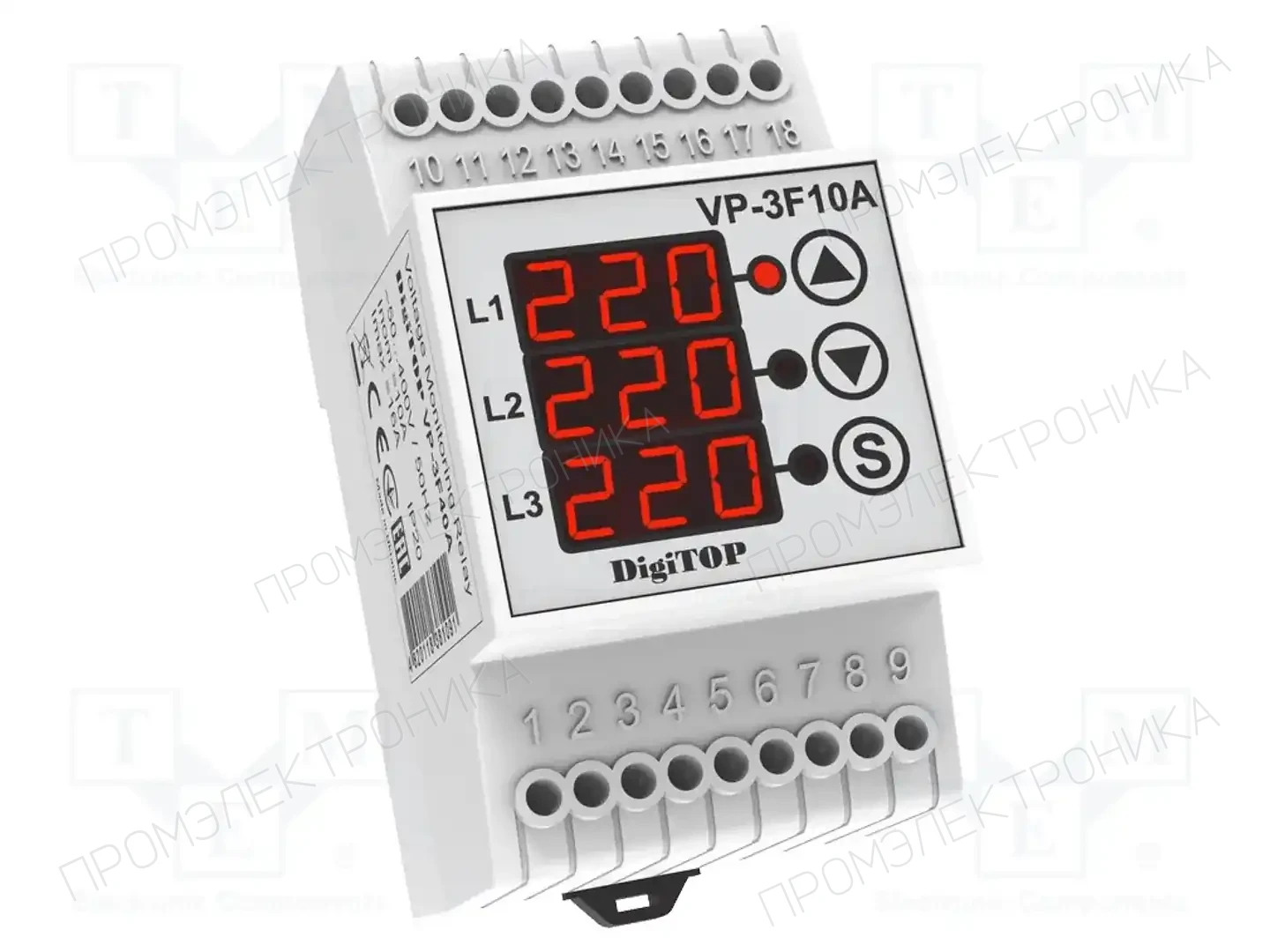 DIGITOP ELECTRIC VP-3F10A — Контрольные реле