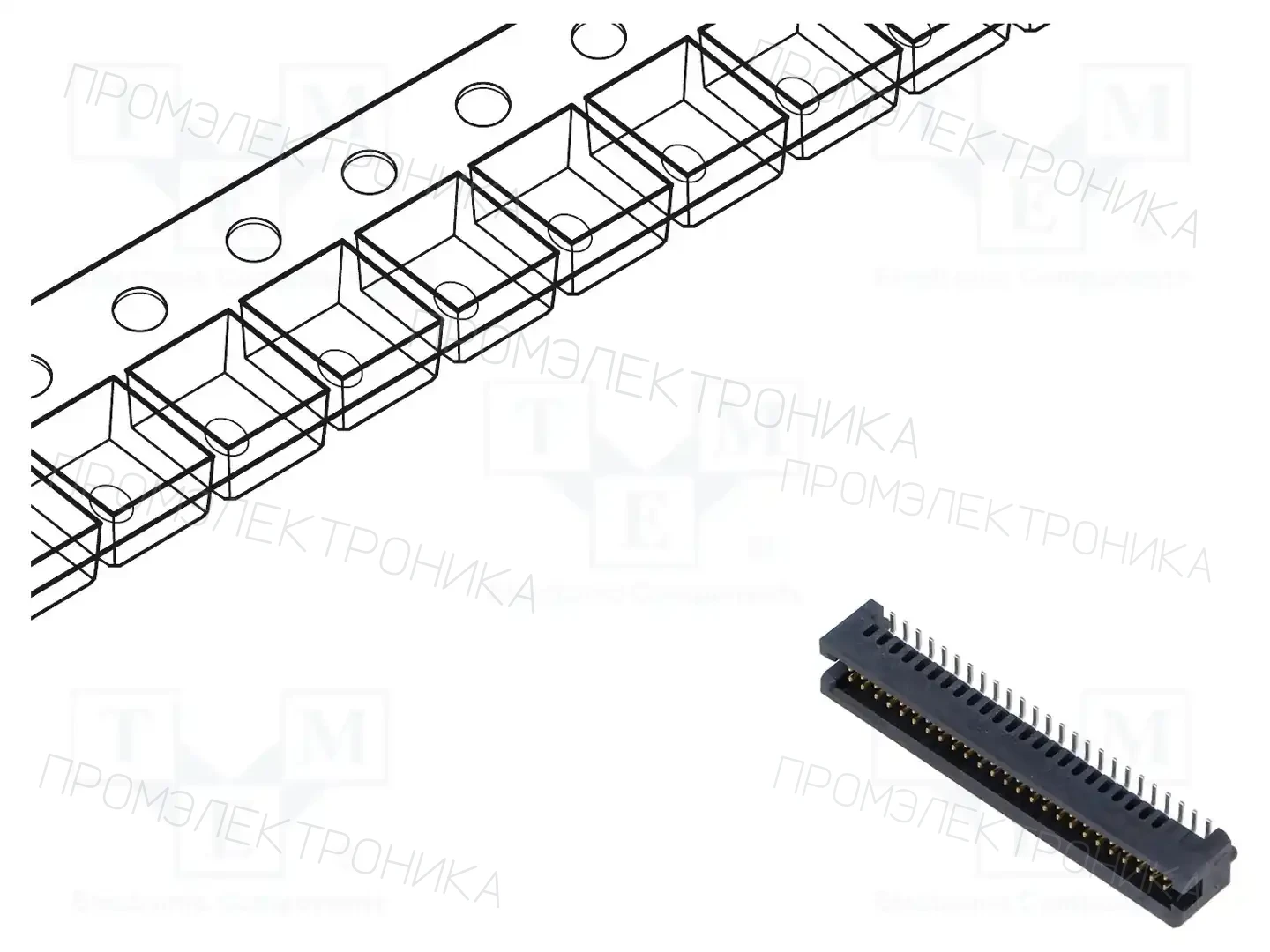 SAMTEC TFC-125-02-F-D-A-K-TR — Разъeмы пластина - пластина