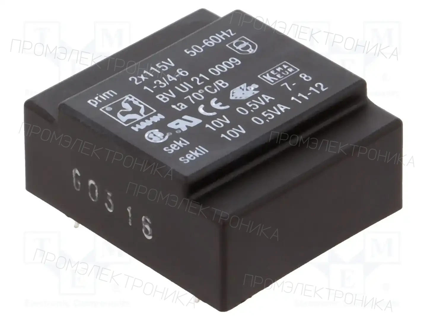 HAHN BV UI 21 0009 — Трансформаторы PCB