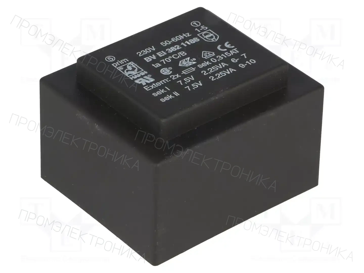 HAHN BV EI 382 1188 — Трансформаторы PCB