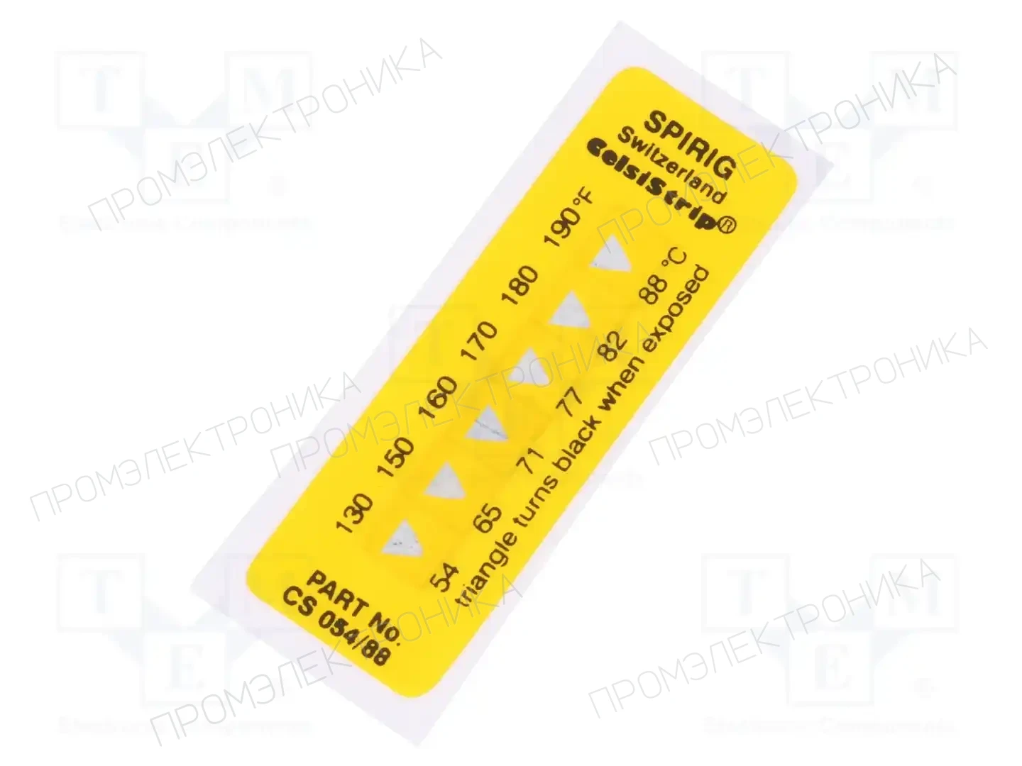 SPIRIG CS-054/088 — Термоиндикаторные этикетки