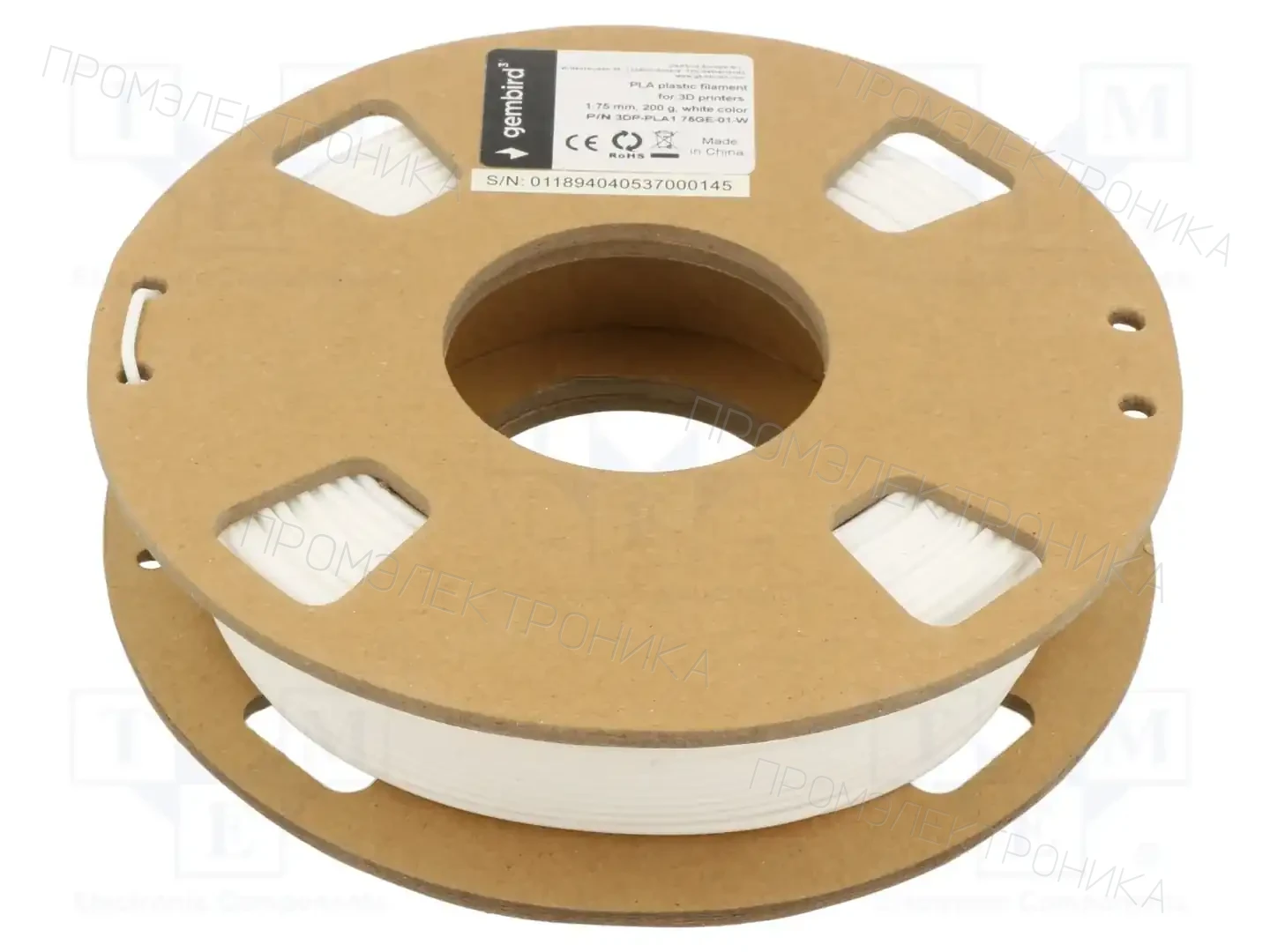 GEMBIRD 3DP-PLA1.75GE-01-W — Принтеры 3D и аксессуары