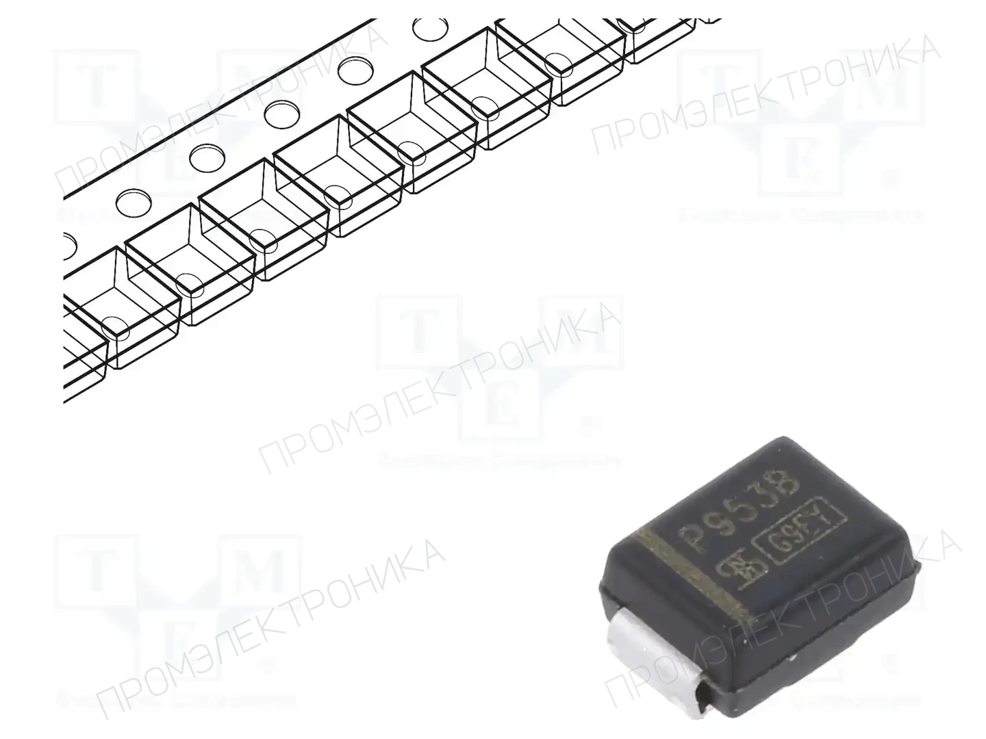 TAIWAN SEMICONDUCTOR 1PGSMB5953 — Стабилитроны SMD