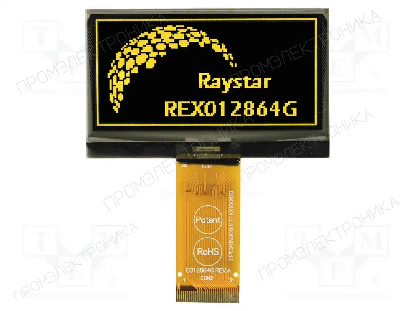 RAYSTAR OPTRONICS REX012864GYPP3N00000 — Дисплеи OLED графические