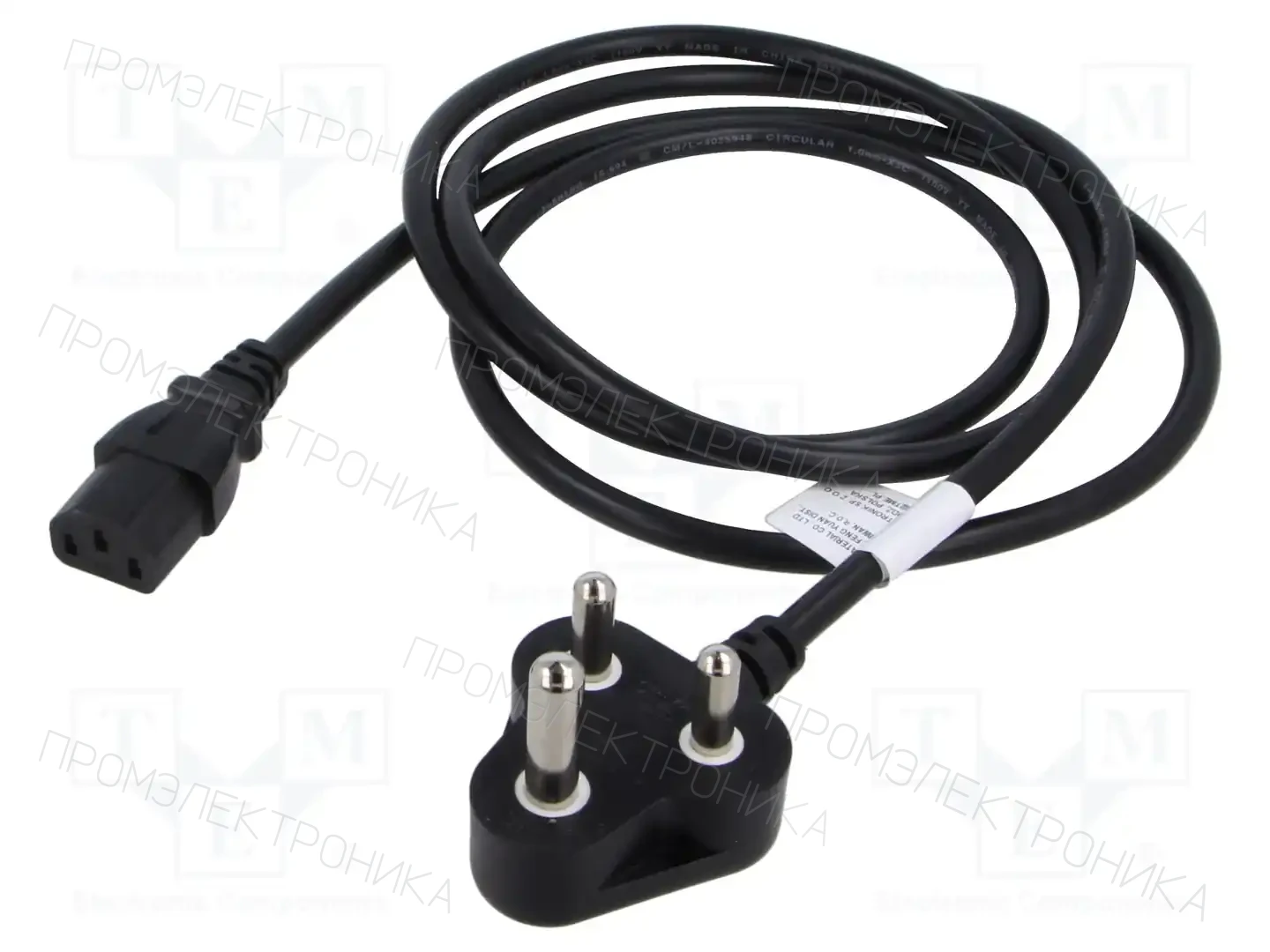 LIAN DUNG LT-431X+LT-501YY H05VV-F3X1.0BLK 1.8M — Кабели питания компьютерные и универс