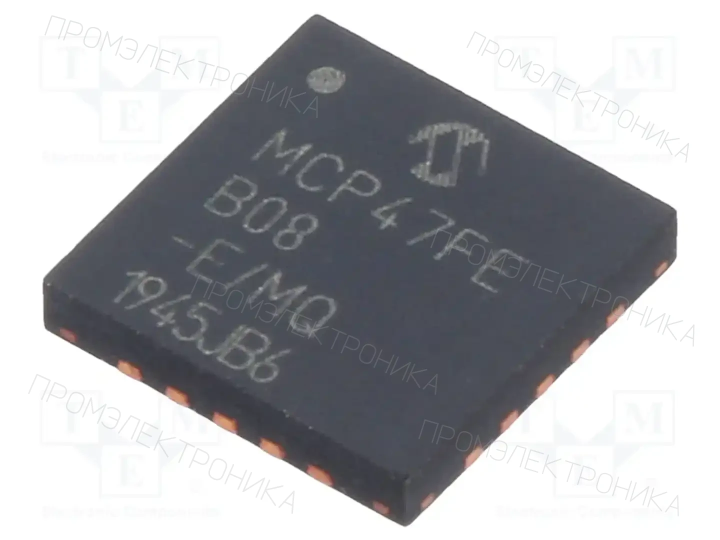 Microchip Technology MCP47FEB08-E/MQ — Преобразователи D/A - микросхемы