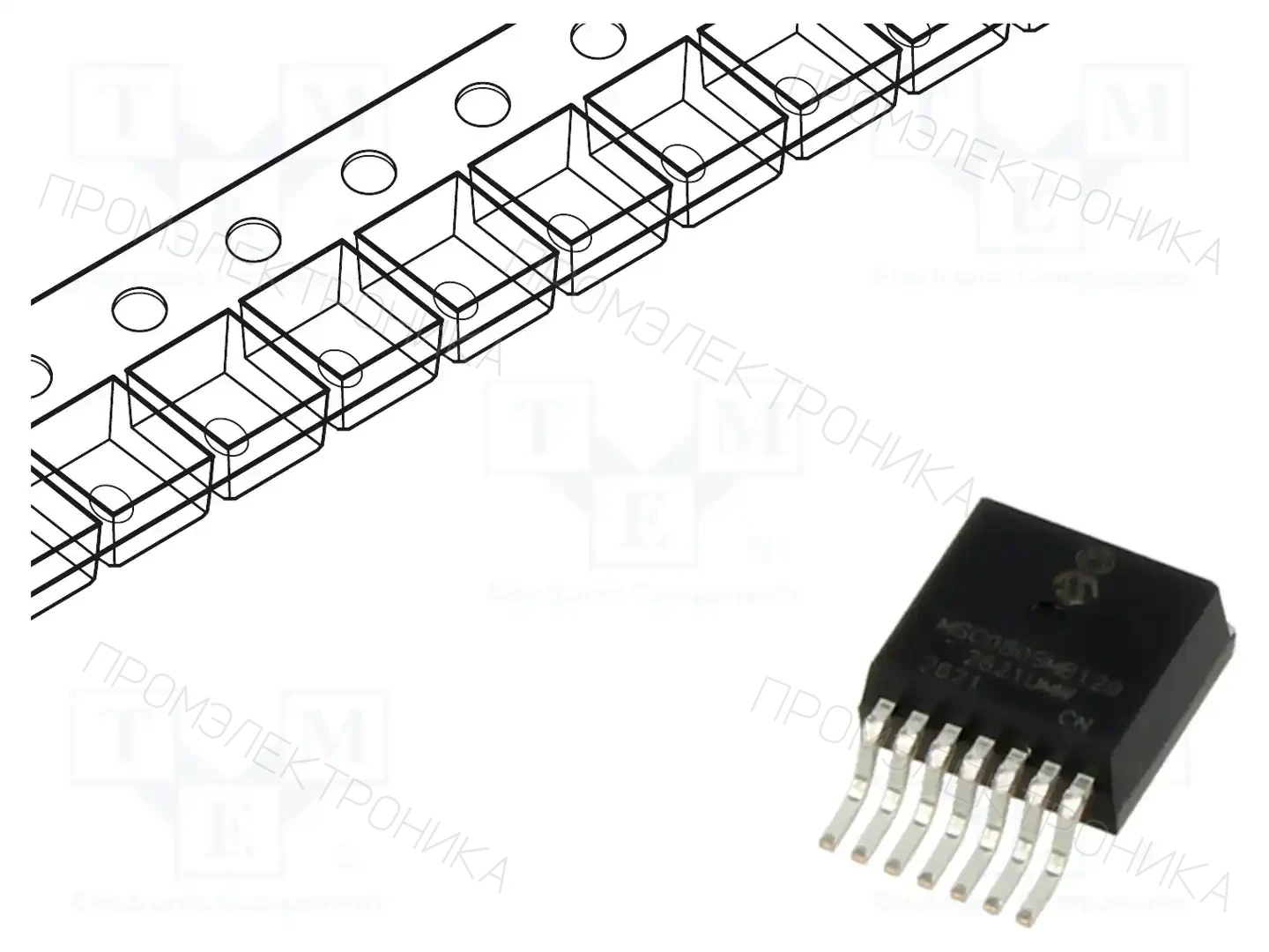 Microchip Technology MSC080SMB120SDT/RM — Транзисторы с каналом N SMD