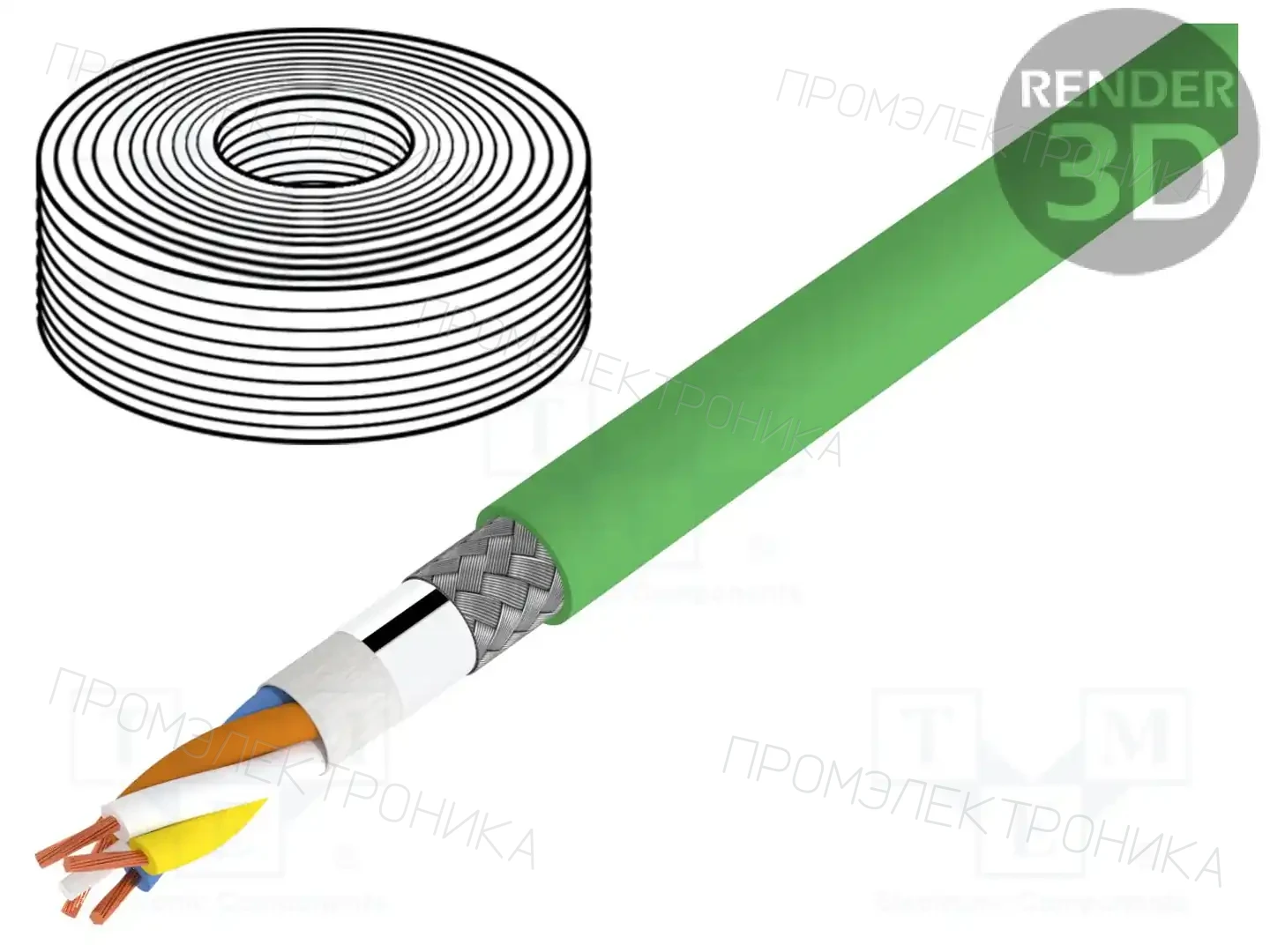 IGUS CF898.060 — Провода для направляющих- экранированные