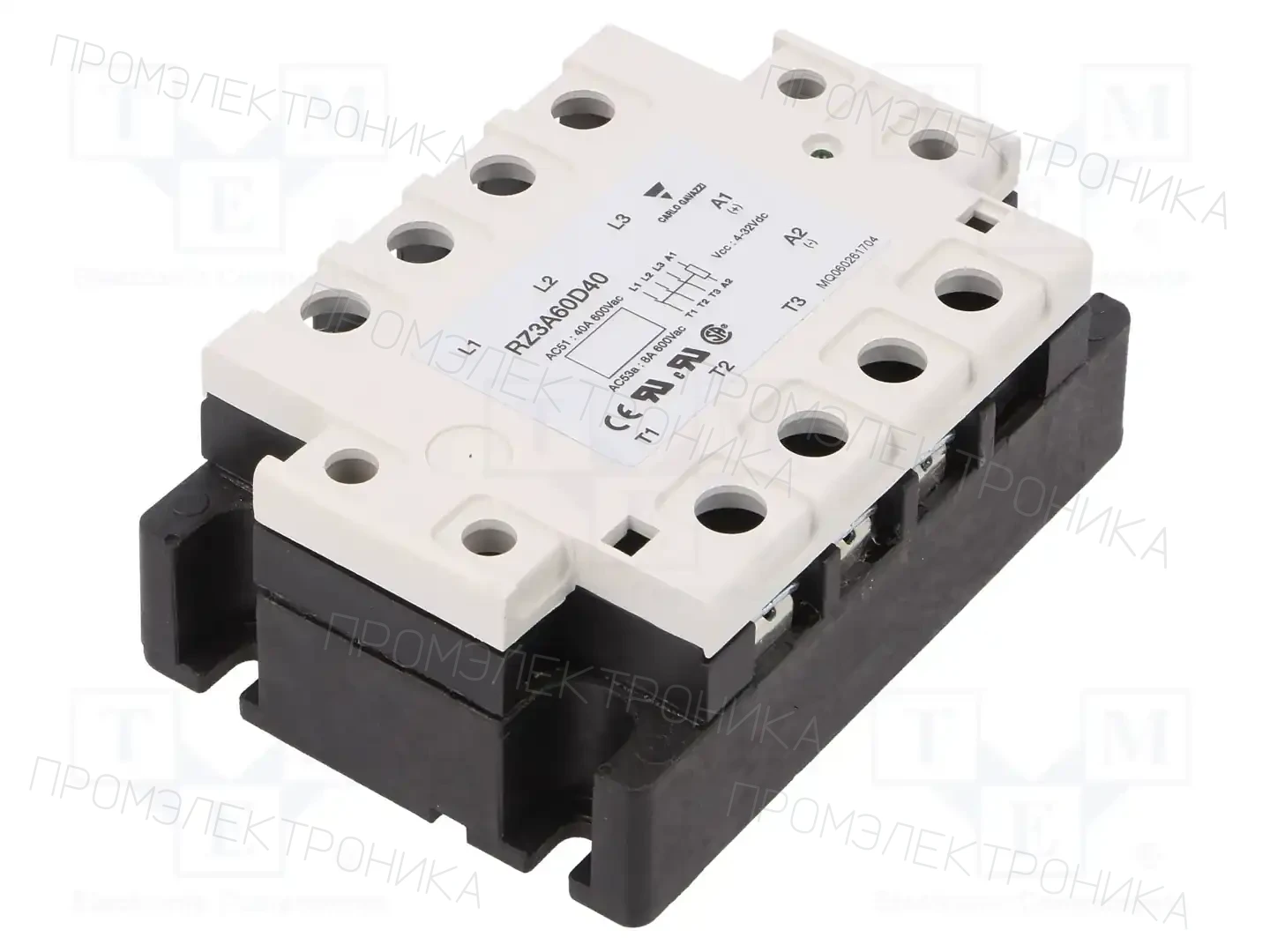 CARLO GAVAZZI RZ3A60D40 — Реле SSR трехфазные