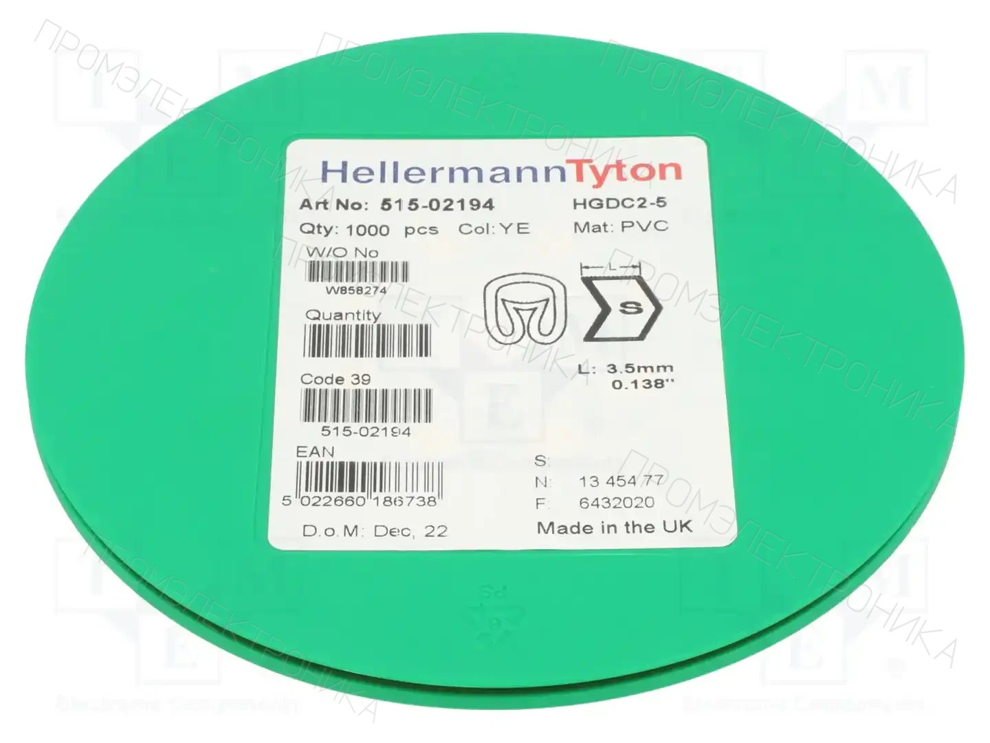 HELLERMANNTYTON 515-02194 — Маркеры проводов