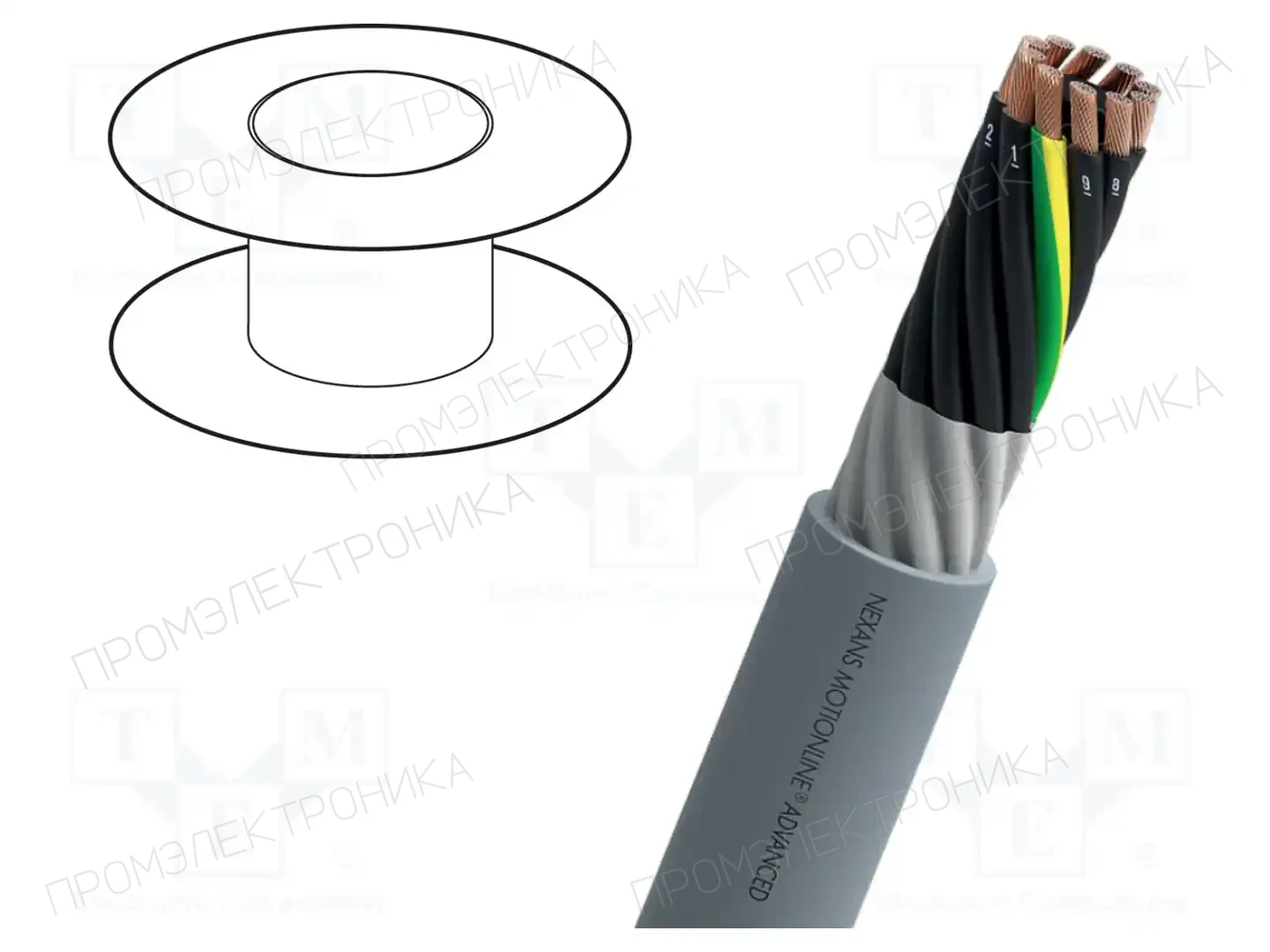 NEXANS F105018T100 — Провода многожильные неекранированные